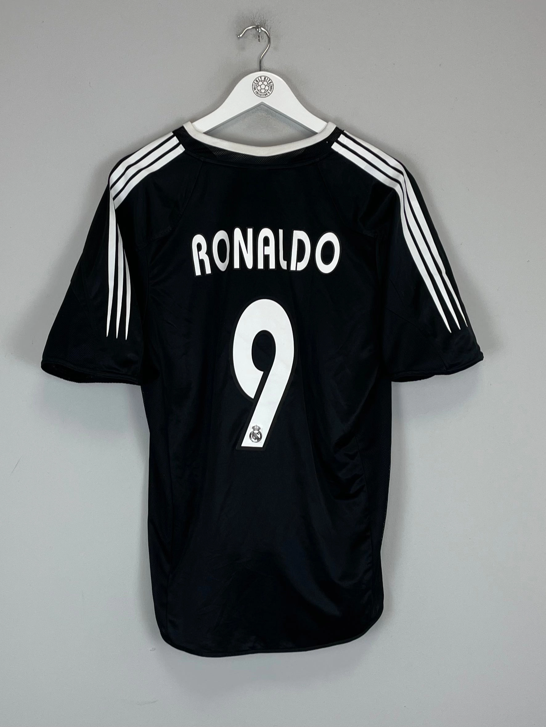 2004/05 REAL MADRID RONALDO #9 AWAY SHIRT (M) ADIDAS Non Binding Armholes