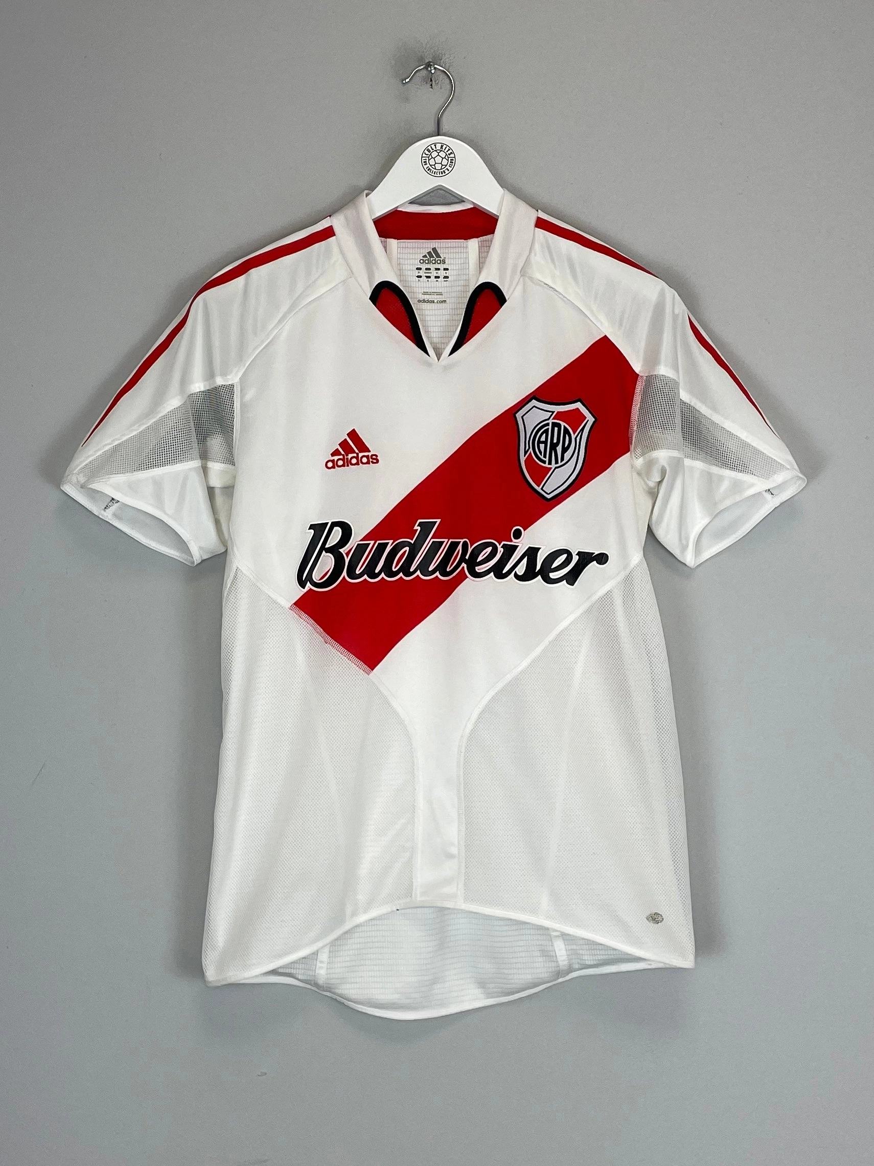 Practical Wear Friction control 2004/05 RIVER PLATE *PLAYER ISSUE* HOME SHIRT (S) ADIDAS