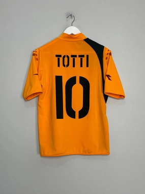2004/05 ROMA TOTTI #10 THIRD SHIRT (M) DIADORA Neutral Vibe Quick Comfort