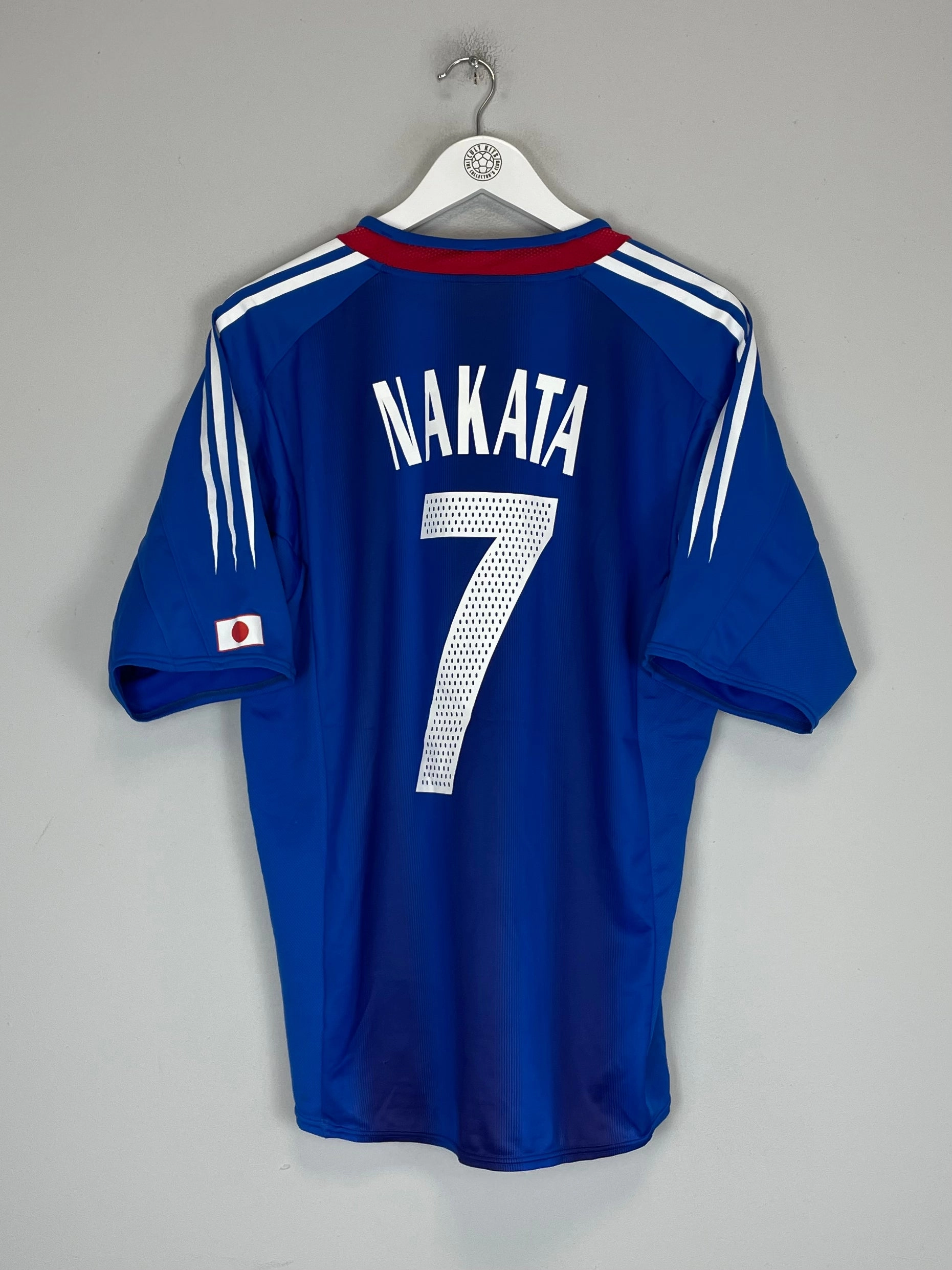 Training Flex 2004/06 JAPAN NAKATA #7 HOME SHIRT (M) ADIDAS