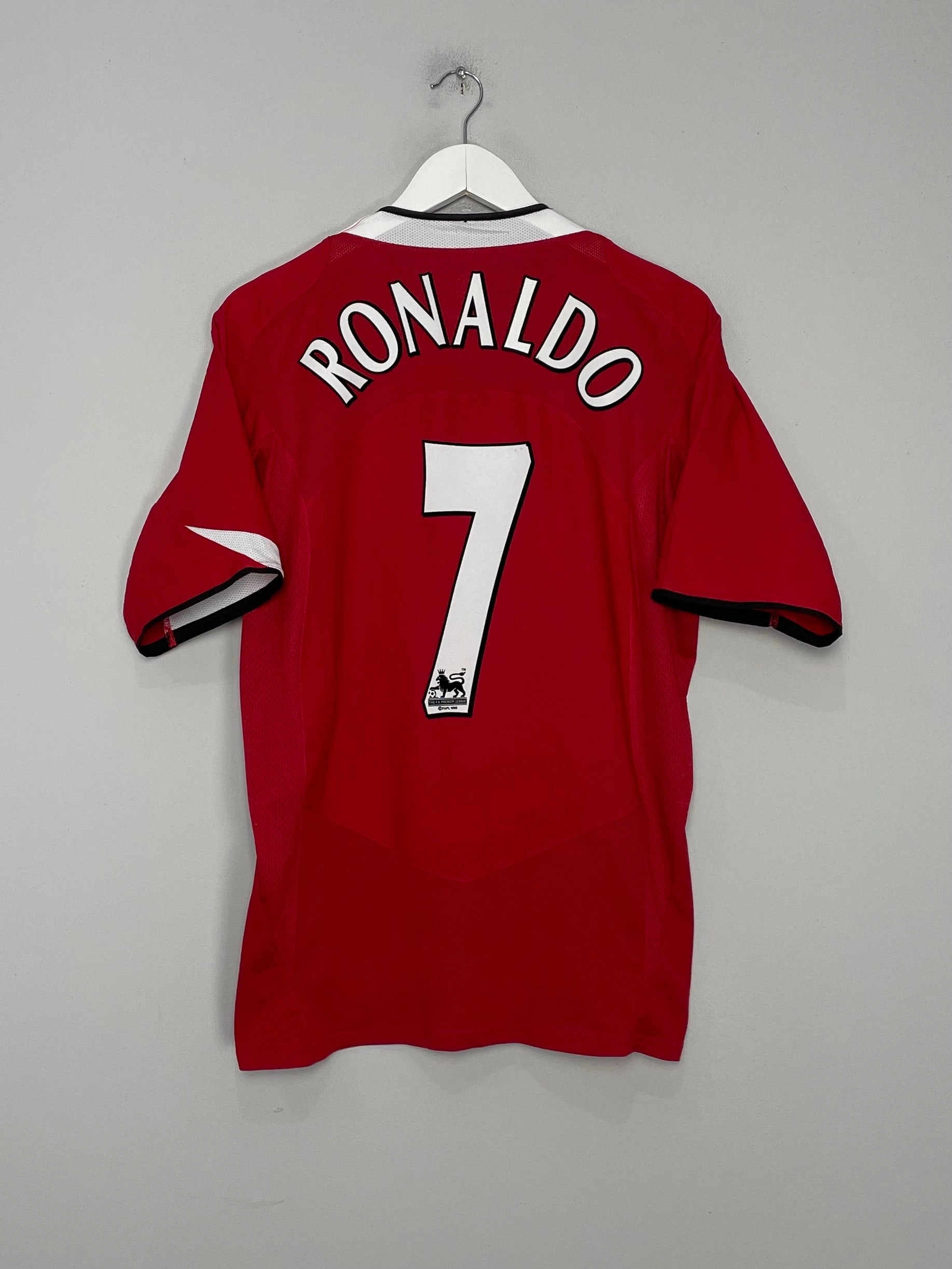 Adaptable Fit Drop Shoulder 2004/06 MANCHESTER UNITED RONALDO #7 HOME SHIRT (L) NIKE