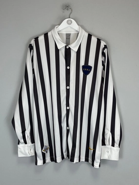 2005/06 BOCA JUNIORS L/S CENTENARY SHIRT (XL) NIKE Raglan Sleeve Construction Low Profile Drop Shoulder