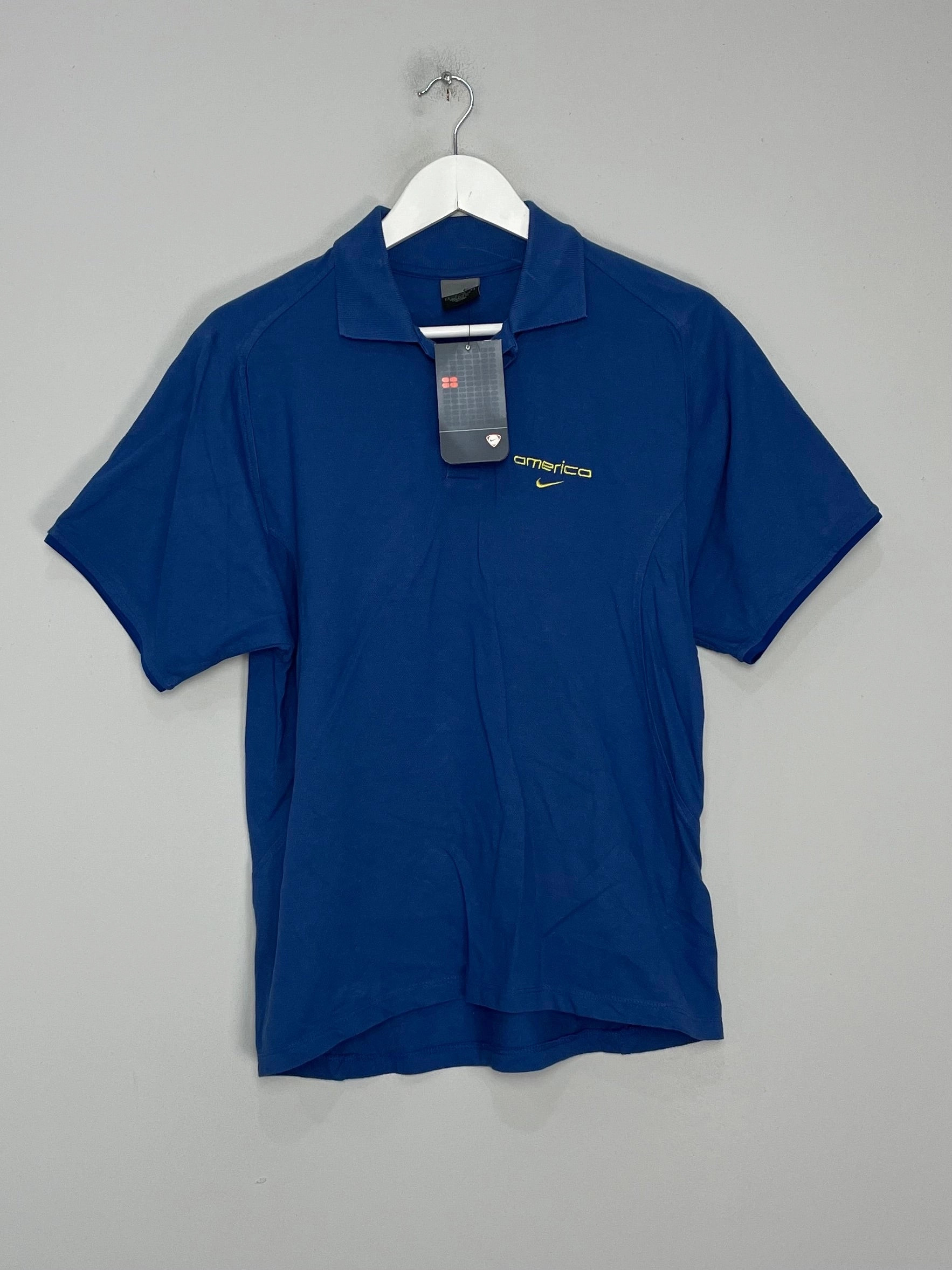 2005/06 CLUB AMERICA *BNWT* POLO SHIRT (S) NIKE Friction Resistant Coating Circular Knit Body Mapping