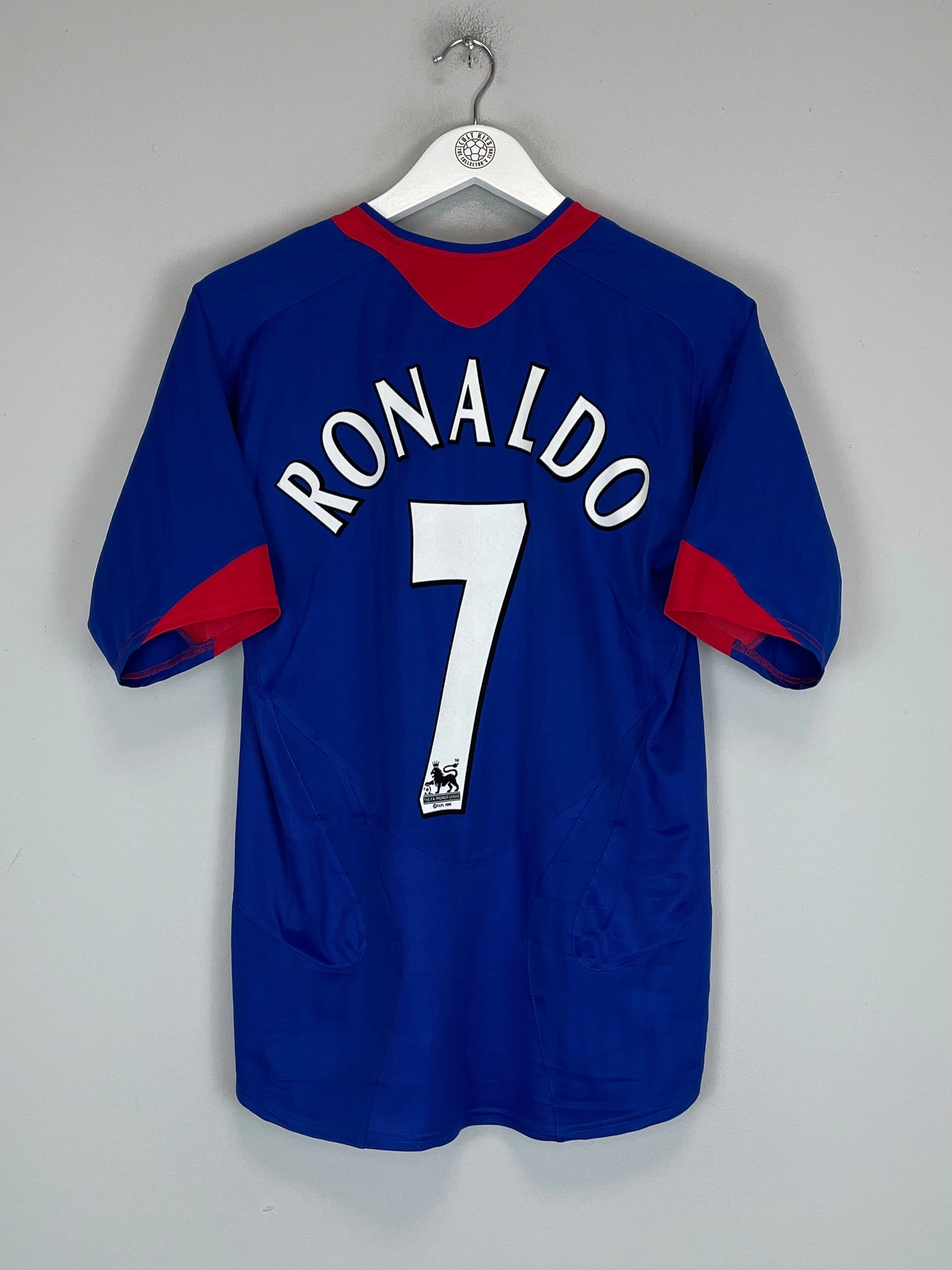 2005/06 MANCHESTER UNITED RONALDO #7 AWAY SHIRT (S) NIKE Body Flex