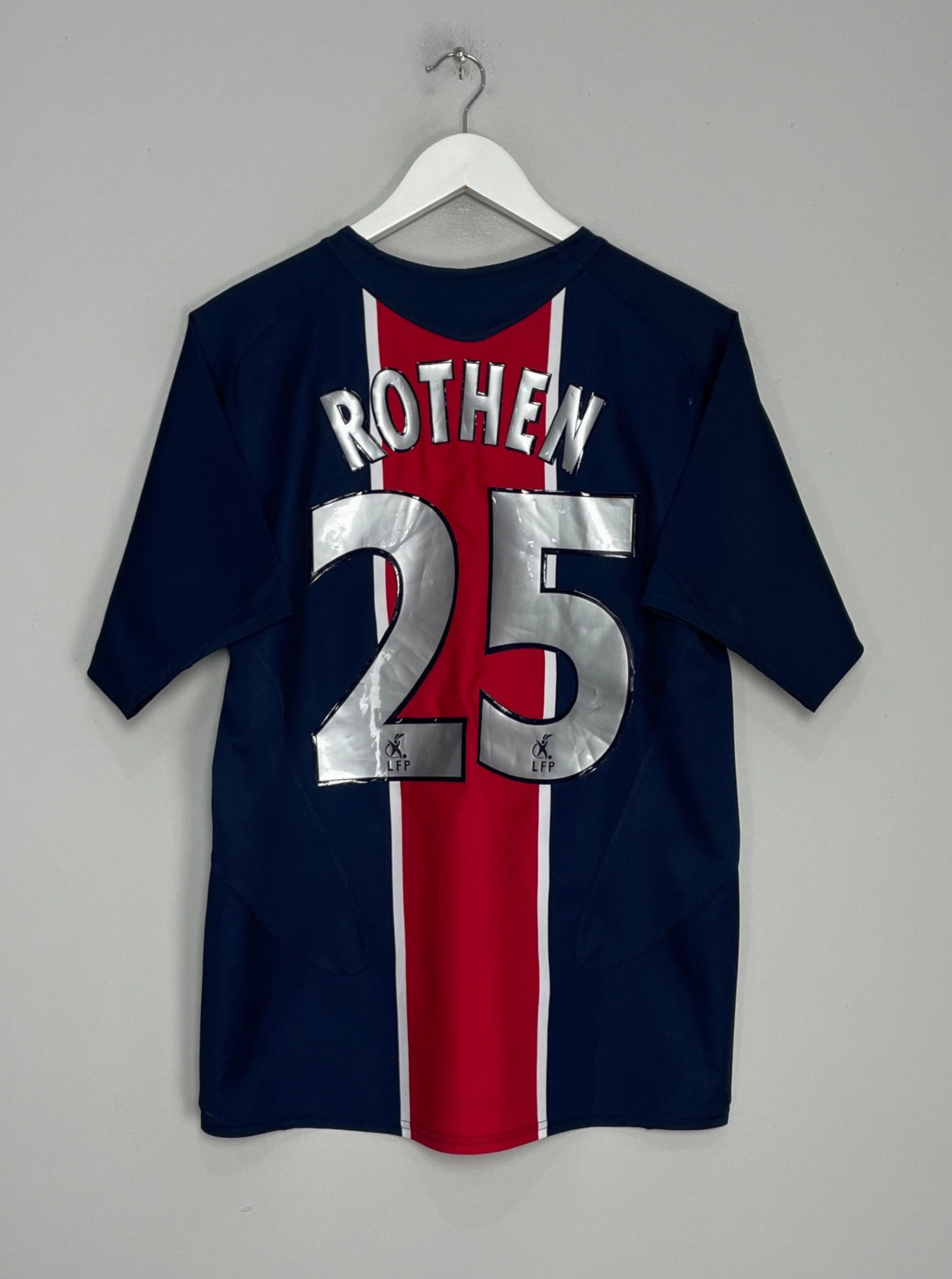 Sport Layer 2005/06 PSG ROTHEN #25 HOME SHIRT (S) NIKE