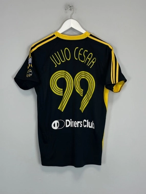 Recycled Polyester Blend Athletic Silhouette 2006/07 AEK ATHENS JULIO CESAR #99 AWAY SHIRT (S) ADIDAS