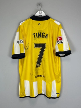 Wicking Interior Layer 2006/07 DORTMUND TINGA #7 *MATCH ISSUED   SIGNED* HOME SHIRT (XXL) NIKE