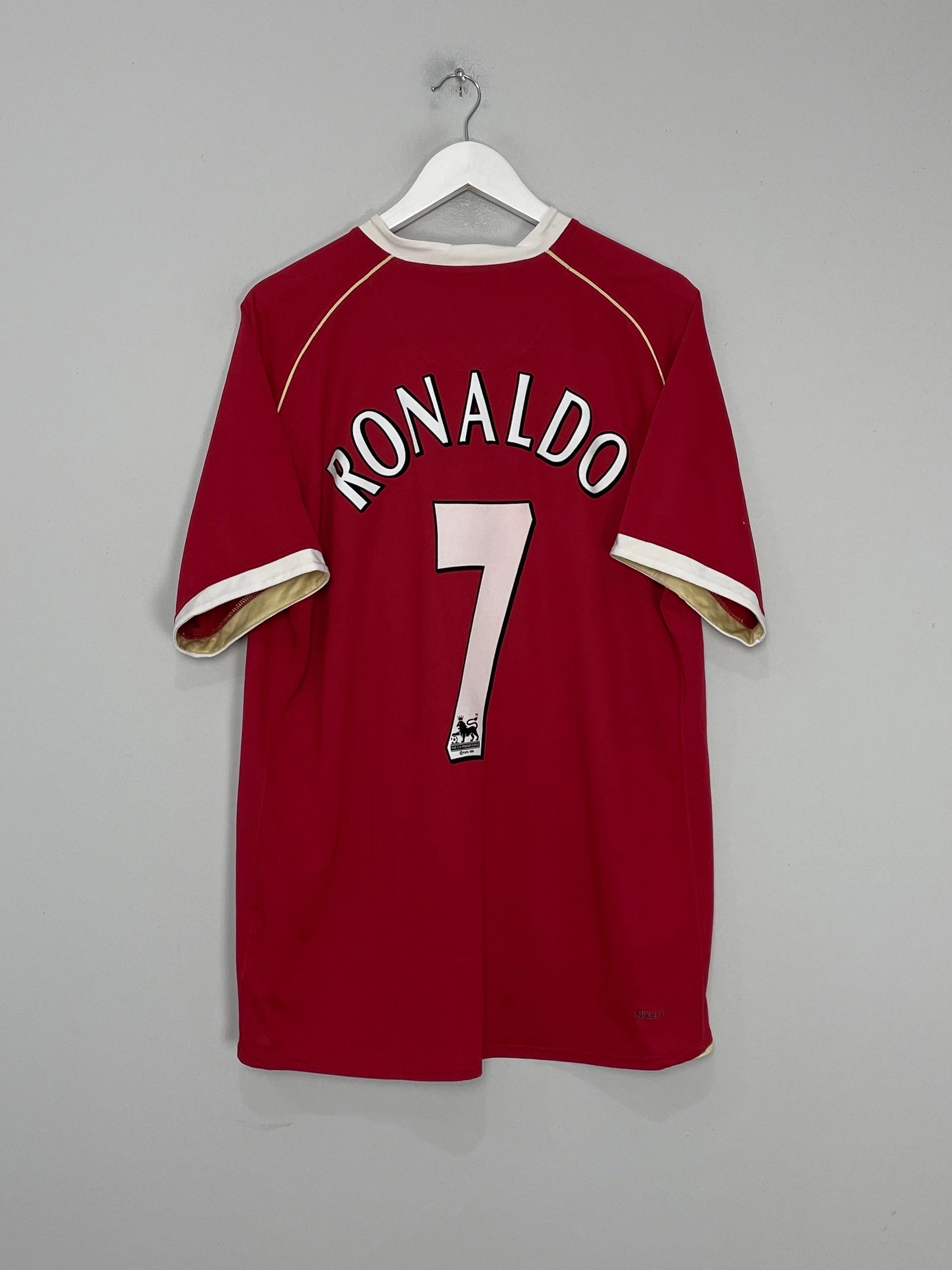 2006/07 MANCHESTER UNITED RONALDO #7 FA CUP FINAL SHIRT (XL) NIKE Gym Essentials Dynamic Wear