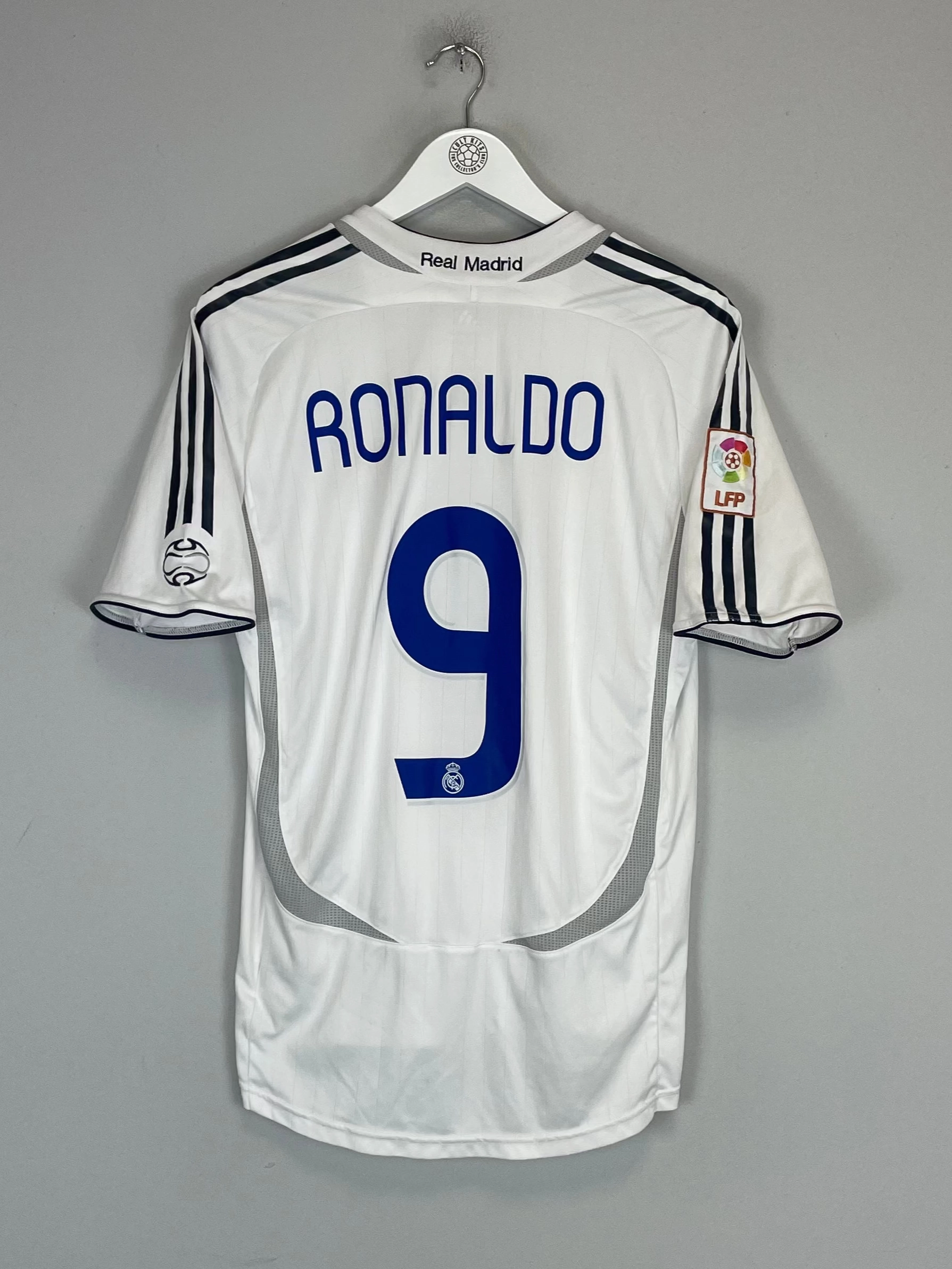 2006/07 REAL MADRID RONALDO #9 HOME SHIRT (M) ADIDAS No Boundaries