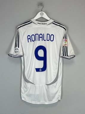 2006/07 REAL MADRID RONALDO #9 HOME SHIRT (M) ADIDAS No Boundaries