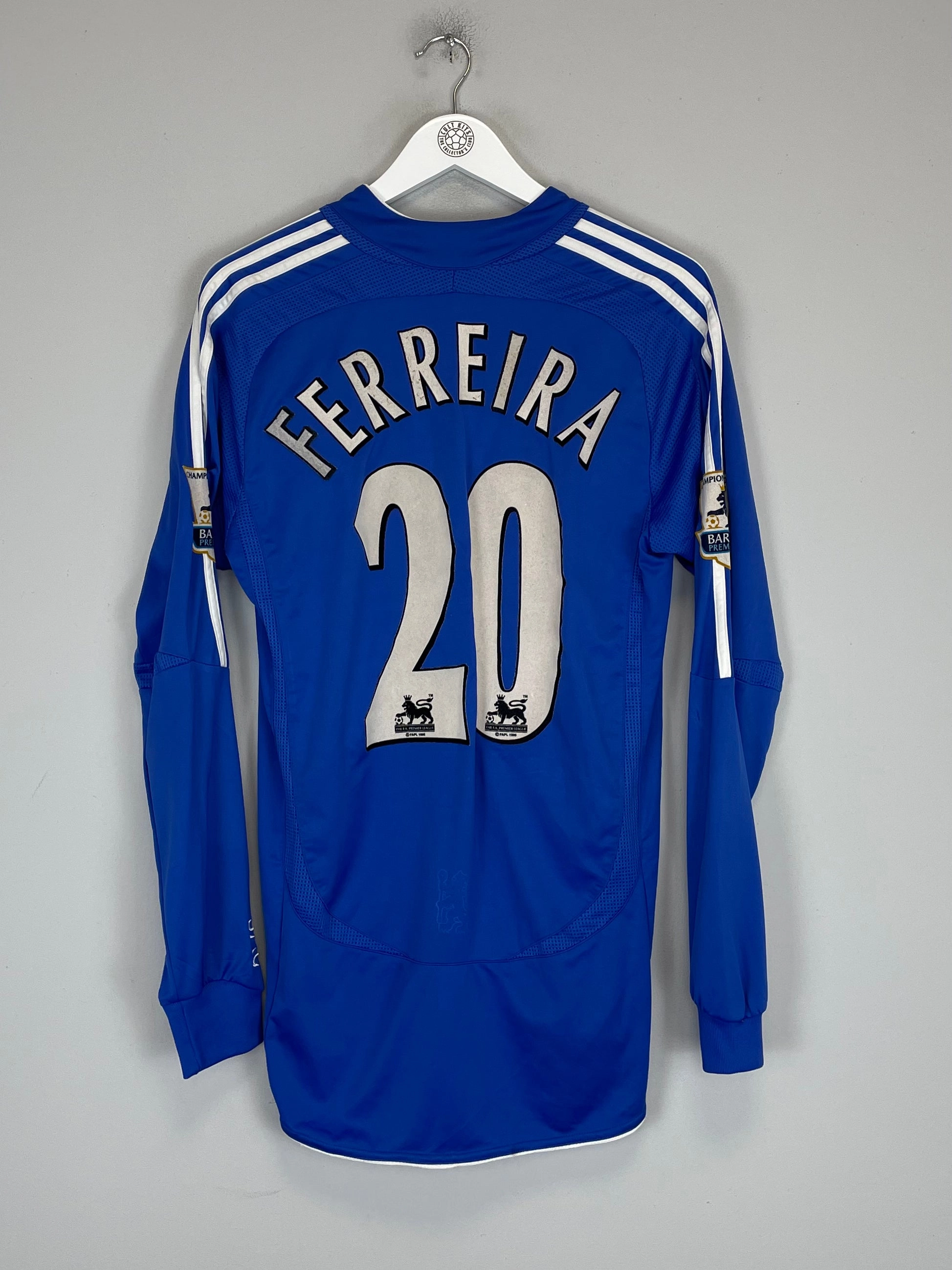 Comfort Performance 2006/08 CHELSEA FERREIRA #20 L/S HOME SHIRT (M) ADIDAS