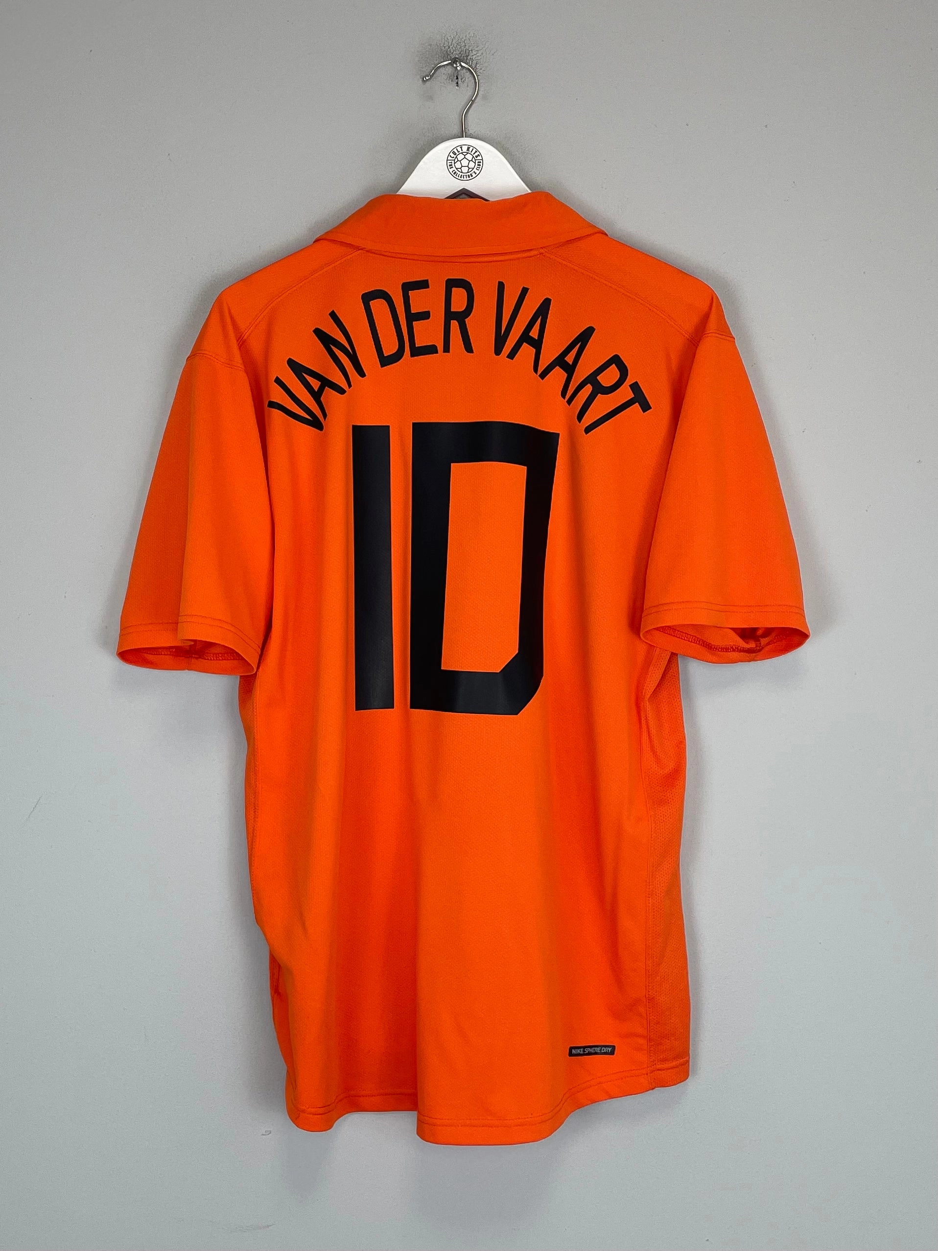 Responsive Gear 2006/08 NETHERLANDS VAN DER VAART #10 HOME SHIRT (L) NIKE