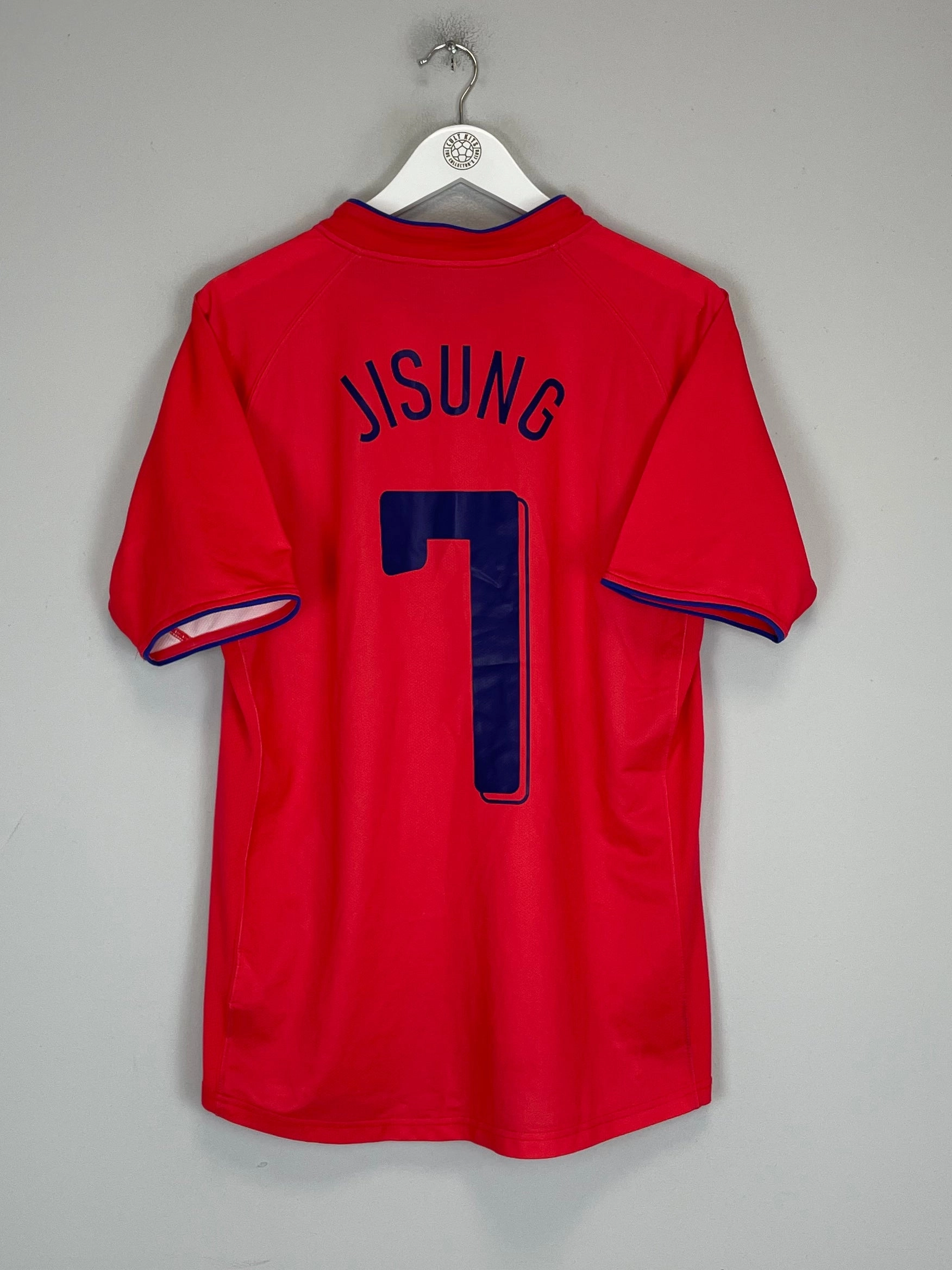 2006/08 SOUTH KOREA JI SUNG #7 HOME SHIRT (M) NIKE Fast Cooling