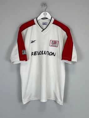 2006 NEW ENGLAND REVOLUTION HOME SHIRT (L) REEBOK Antimicrobial Treatment