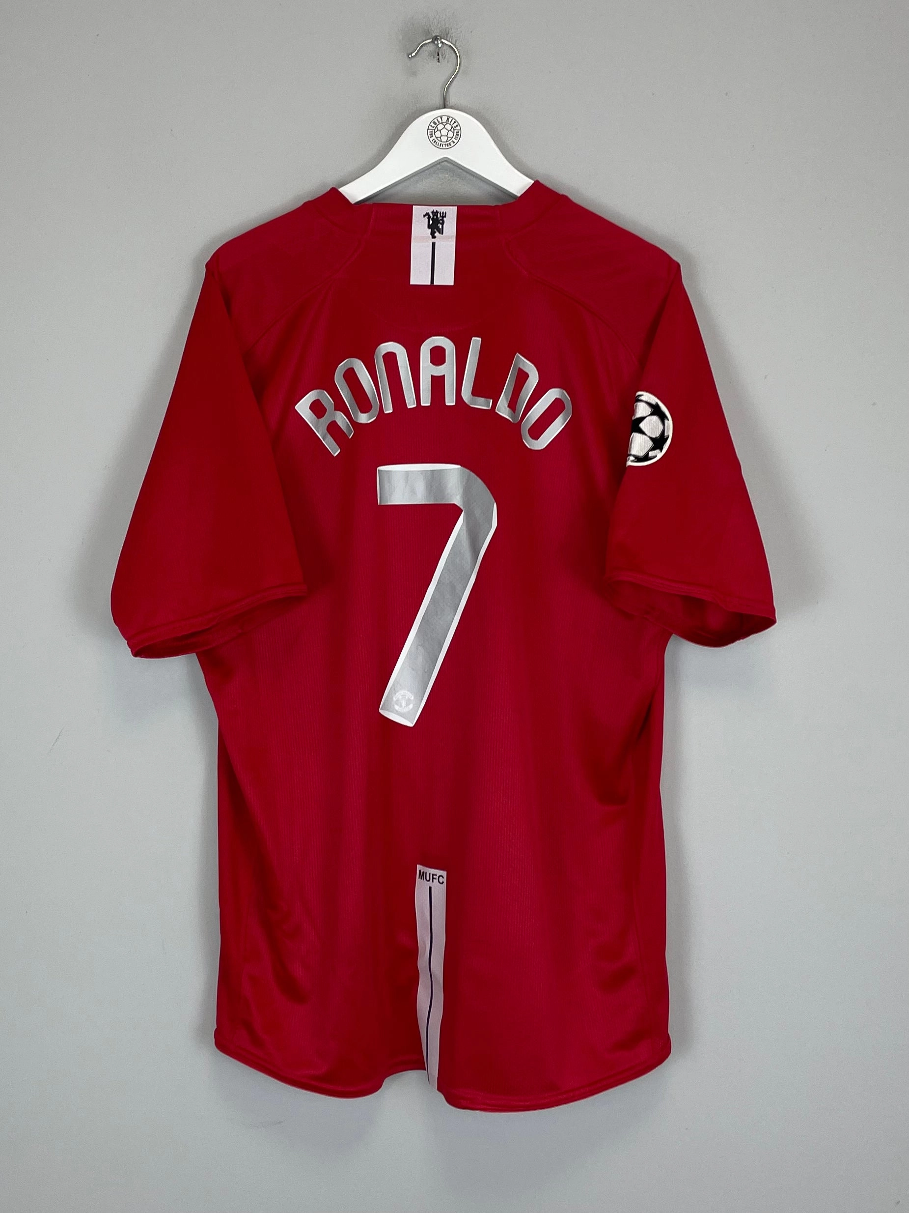 Practical Wear Action Gear 2007/08 MANCHESTER UNITED RONALDO #7 *C/L FINAL* HOME SHIRT (XXL) NIKE