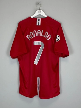 Practical Wear Action Gear 2007/08 MANCHESTER UNITED RONALDO #7 *C/L FINAL* HOME SHIRT (XXL) NIKE