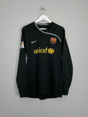 2008/09 BARCELONA GK SHIRT (XL) NIKE Warm Day Wear gear up