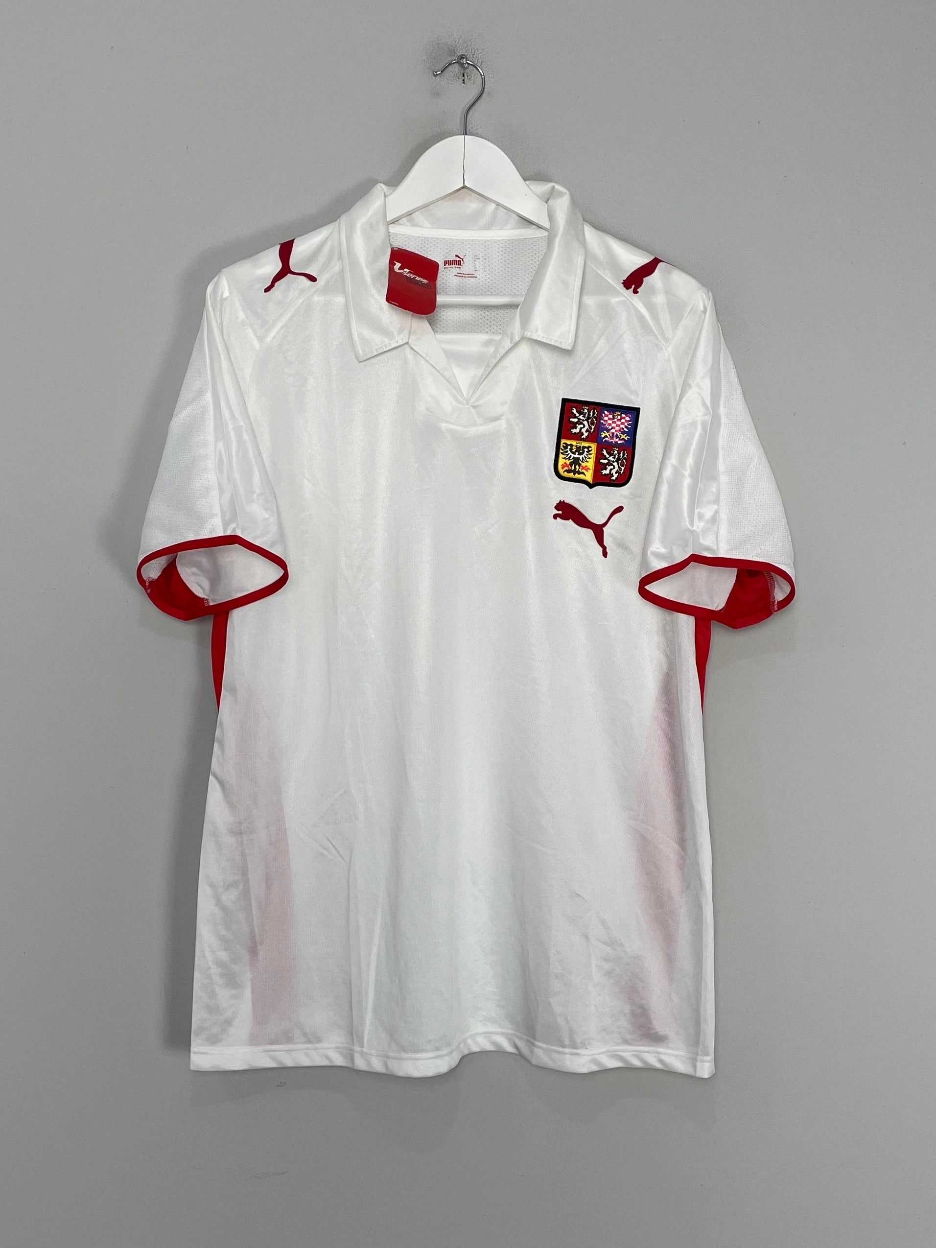 Mesh Panel Placement Temperature Regulating Lining 2008/09 CZECH REPUBLIC *BNWT* AWAY SHIRT (L) PUMA