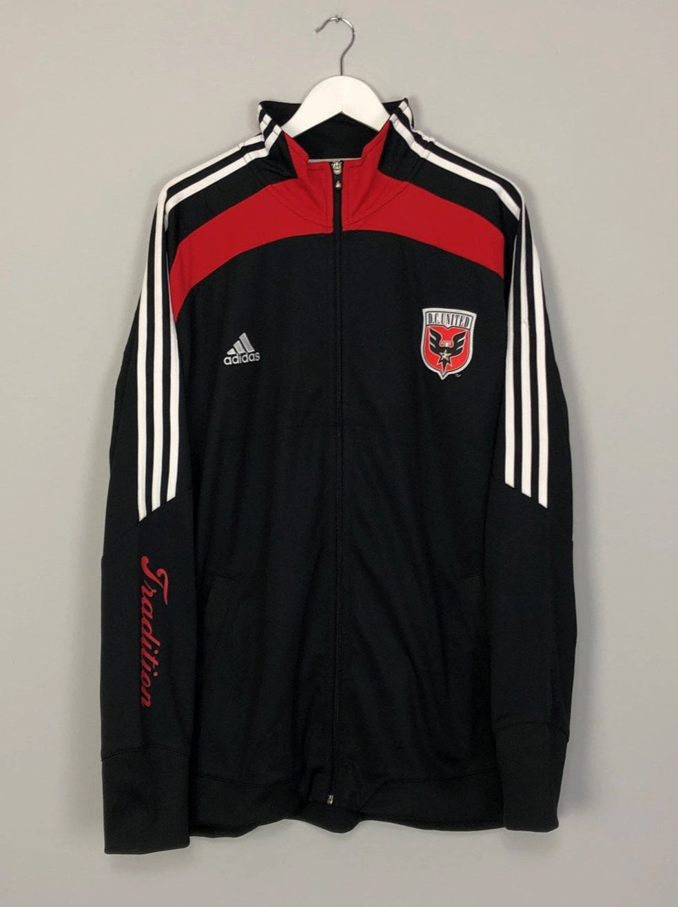 2008/09 DC UNITED TRACK JACKET (XXL) ADIDAS Temperature Control Weave