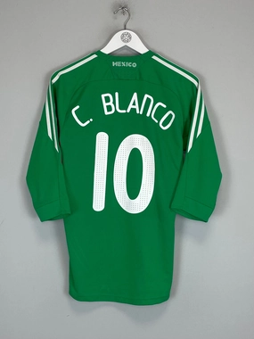 2008/09 MEXICO BLANCO #10 HOME SHIRT (S) ADIDAS Comfort Layer