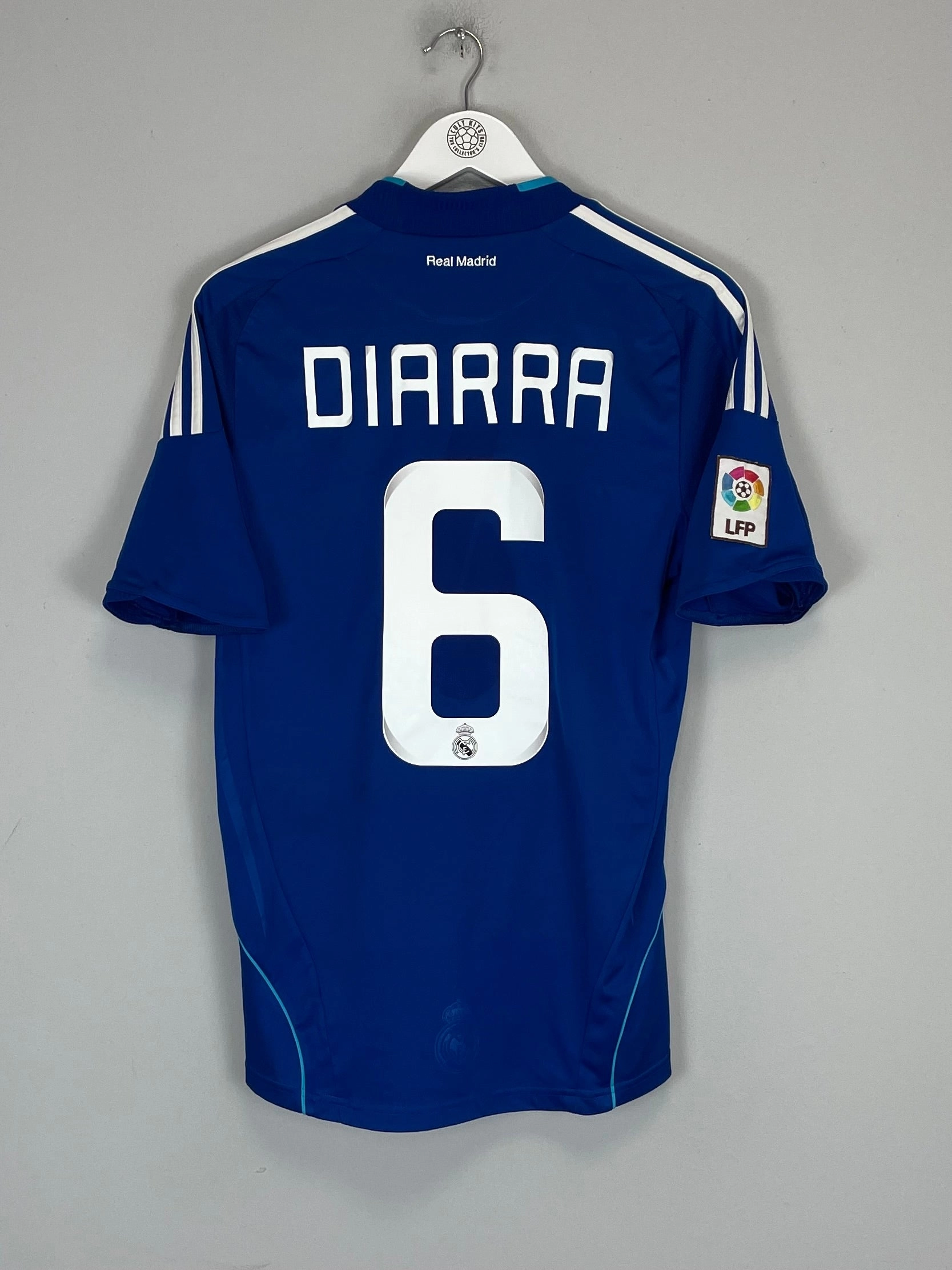 Breathable Gear 2008/09 REAL MADRID DIARRA #6 AWAY SHIRT (S) ADIDAS