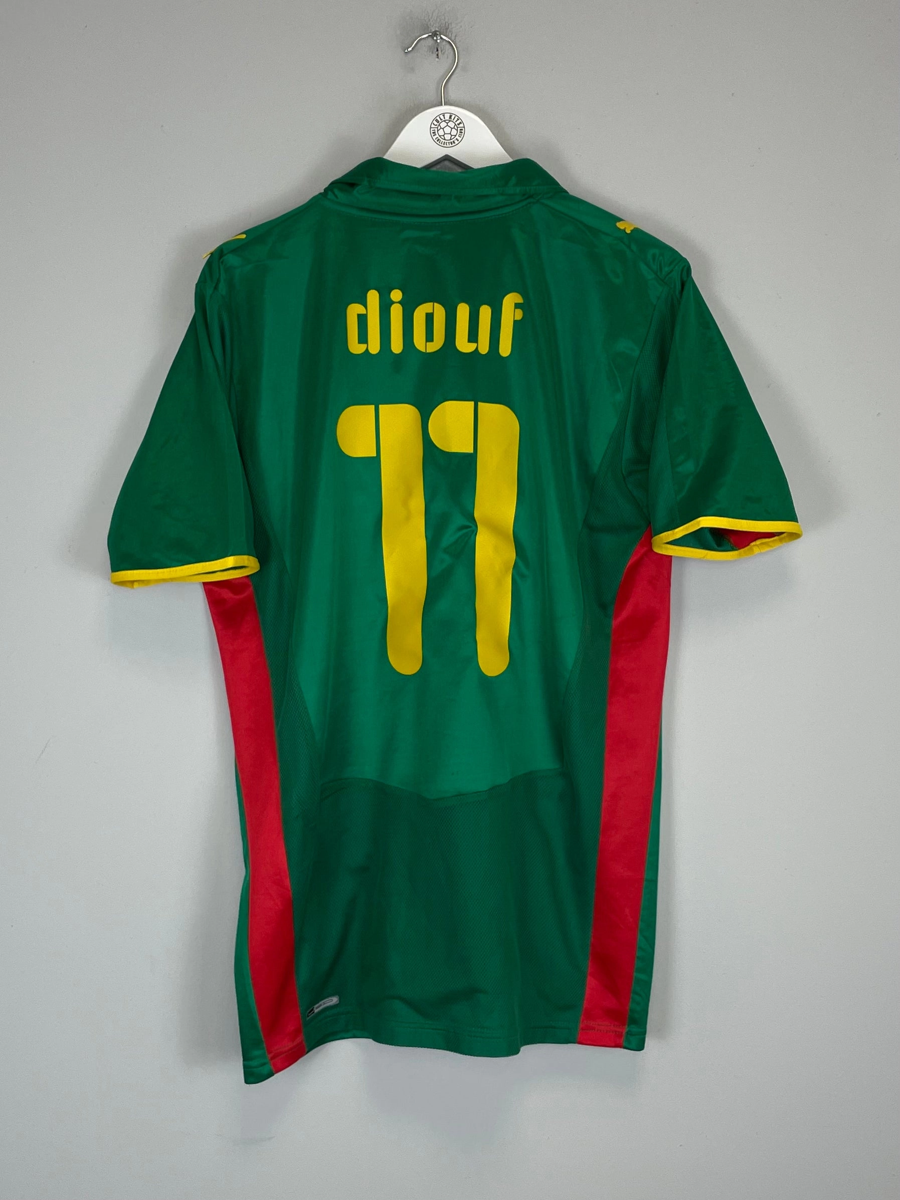 Low Profile Seam Construction Anti Pilling Construction 2008/09 SENEGAL DIOUF #11 AWAY SHIRT (XL) PUMA