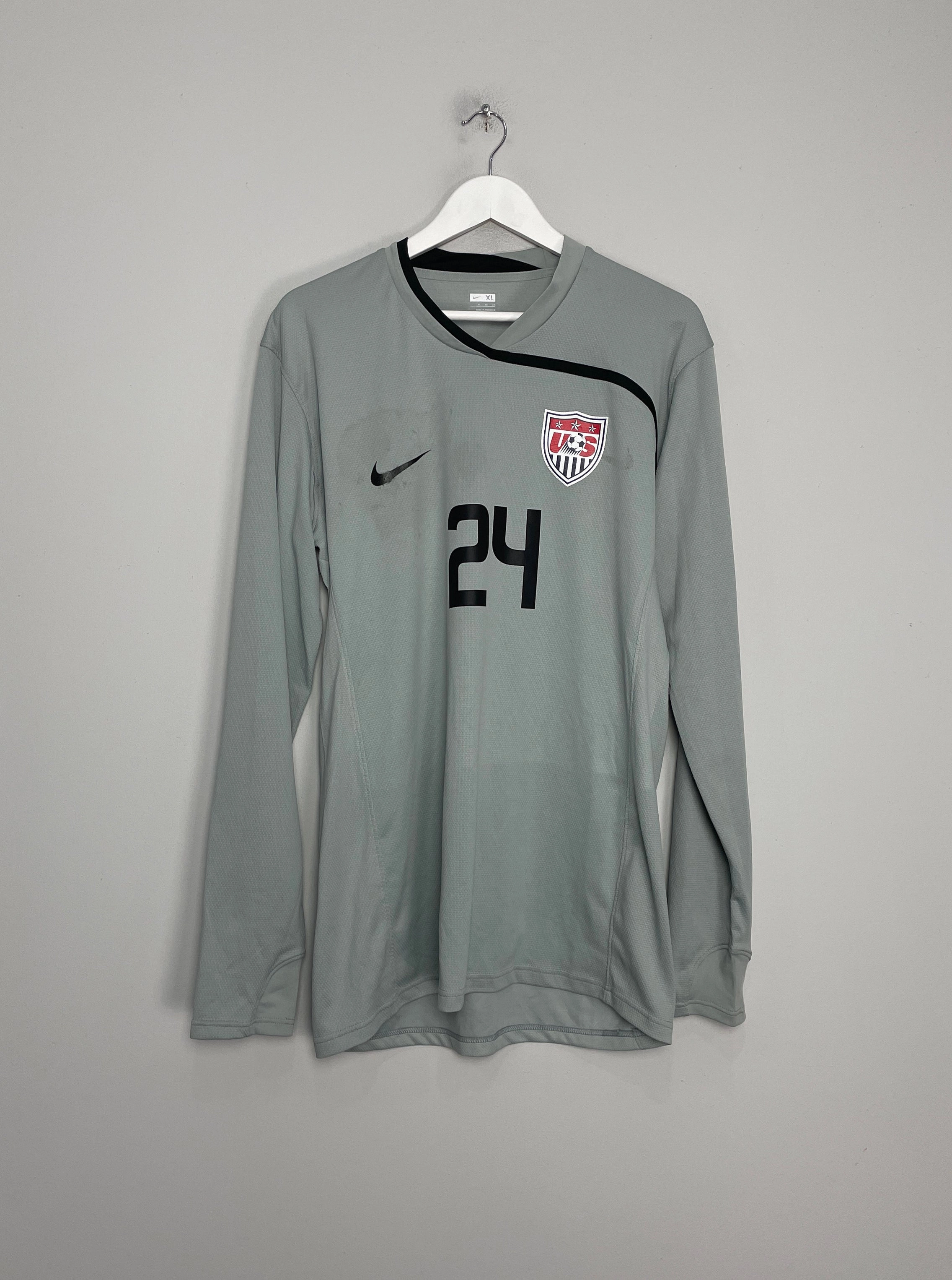 2008/09 USA #24 *PLAYER ISSUE* GK SHIRT (XL) NIKE Sporty Look