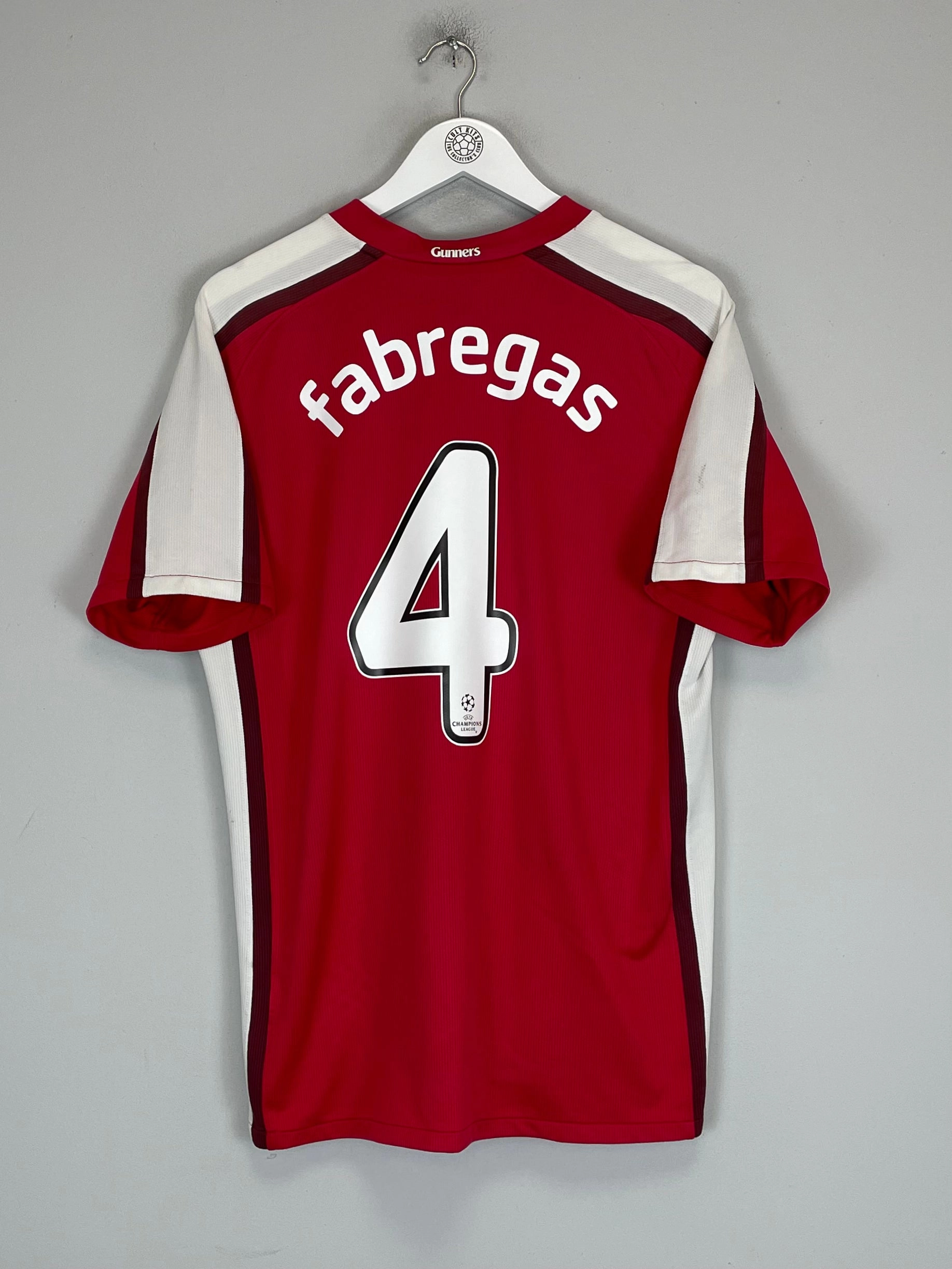 2008/10 ARSENAL FABREGAS #4 HOME SHIRT (M) NIKE Temperature Regulating Material