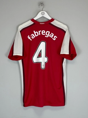 2008/10 ARSENAL FABREGAS #4 HOME SHIRT (M) NIKE Temperature Regulating Material