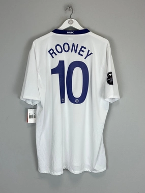 Core Comfort Layered Panel Design 2008/10 MANCHESTER UNITED ROONEY #10 *BNWT* C/L AWAY SHIRT (XXL) NIKE