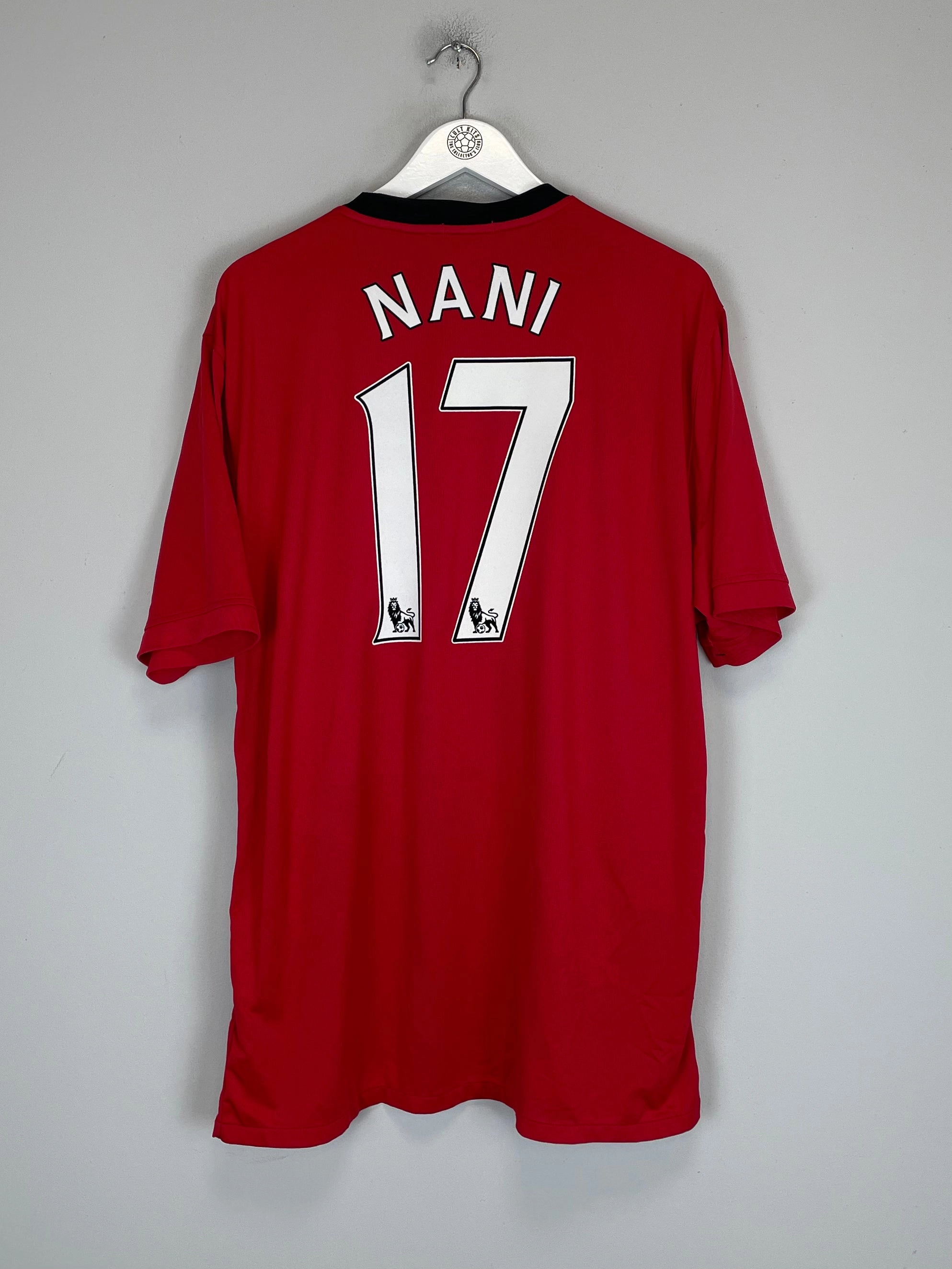 Low Bulk Construction 2009/10 MANCHESTER UNITED NANI #17 HOME SHIRT (XXXL) NIKE