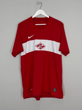 Double Layered Edge Reinforcement 2009/10 SPARTAK MOSCOW HOME SHIRT (XL) NIKE