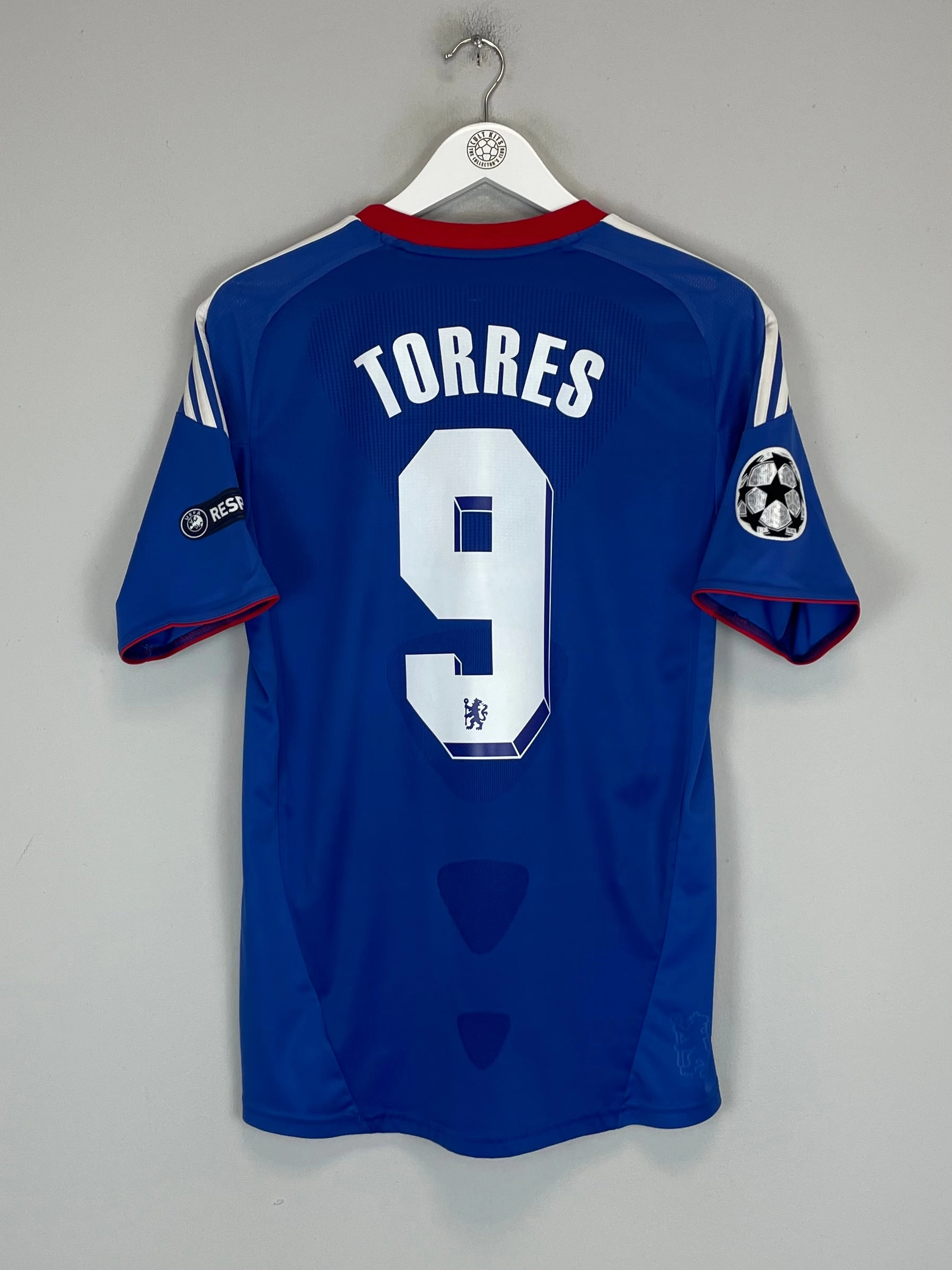 2010/11 CHELSEA TORRES #9 C/L HOME SHIRT (S) ADIDAS Match Look
