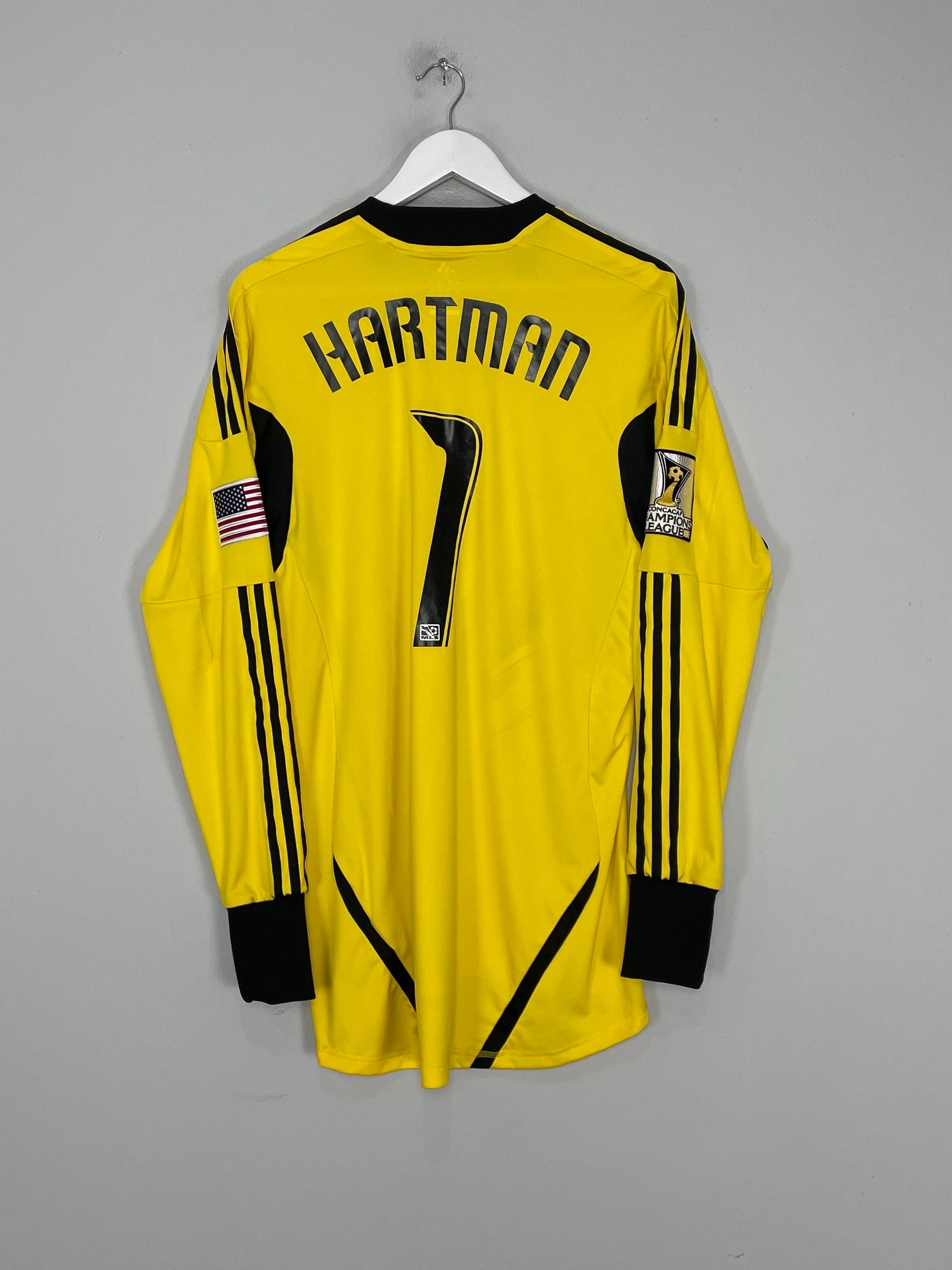Airflow Channel Panels Stretchable Ribbed Collar 2010/11 FC DALLAS HARTMAN #1 *PLAYER ISSUE* GK SHIRT (L) ADIDAS