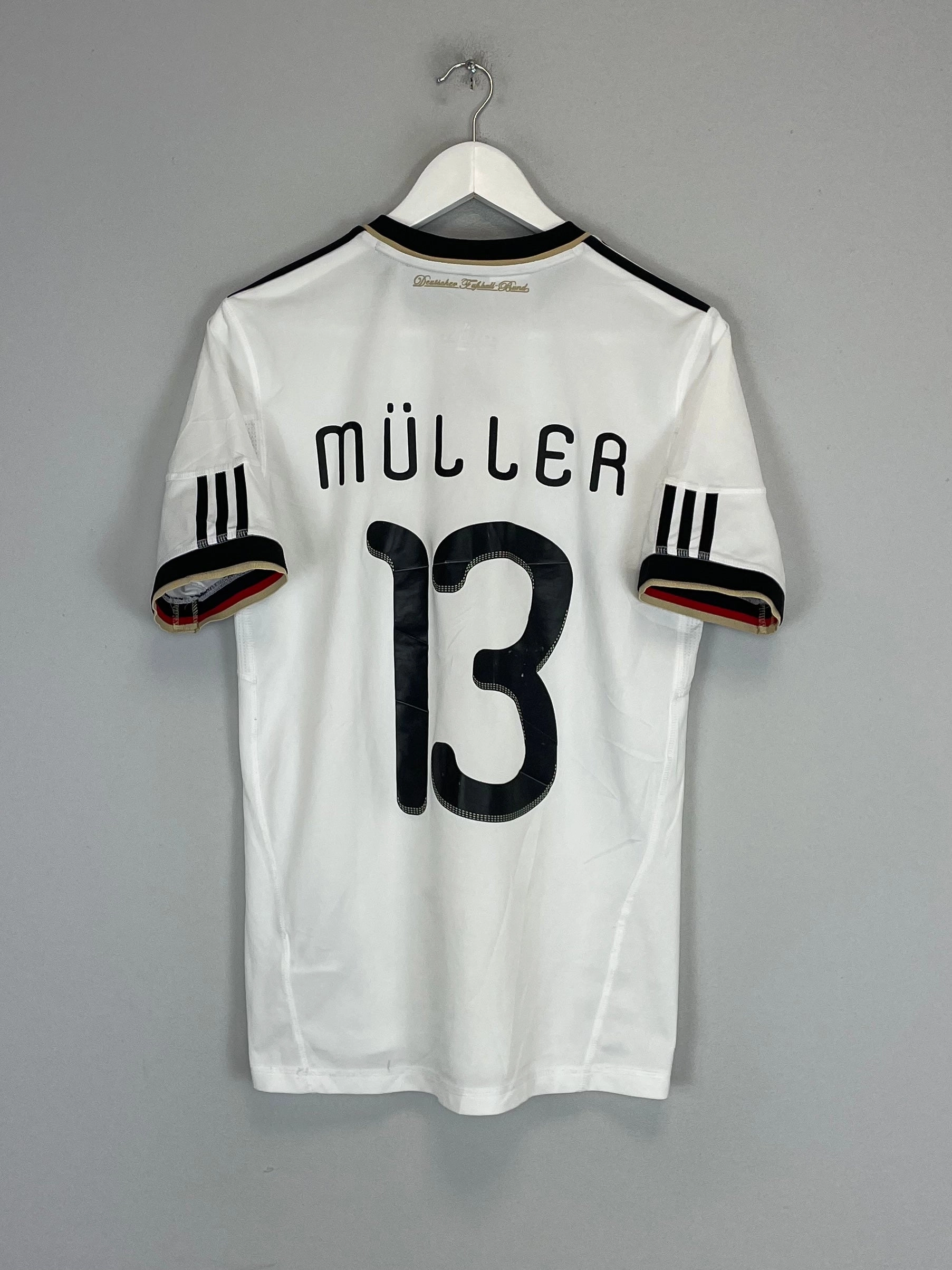 Balanced Motion Sustainable Dye Method 2010/11 GERMANY MULLER #13 HOME SHIRT (XL.KIDS) ADIDAS