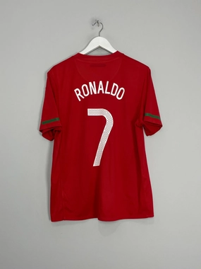 Rush Ready Fluid motion 2010/11 PORTUGAL RONALDO #7 HOME SHIRT (M) NIKE