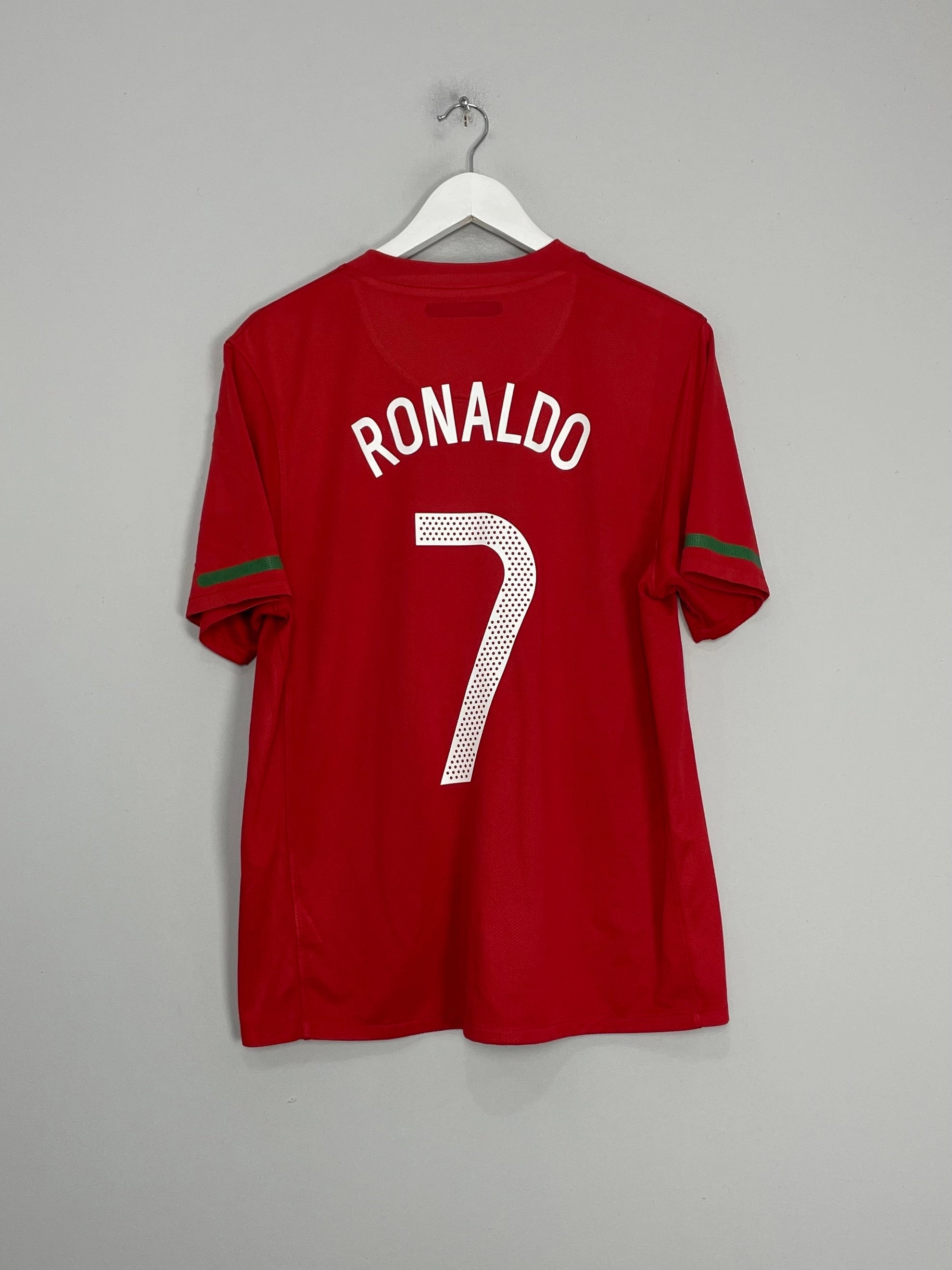 Rush Ready Fluid motion 2010/11 PORTUGAL RONALDO #7 HOME SHIRT (M) NIKE