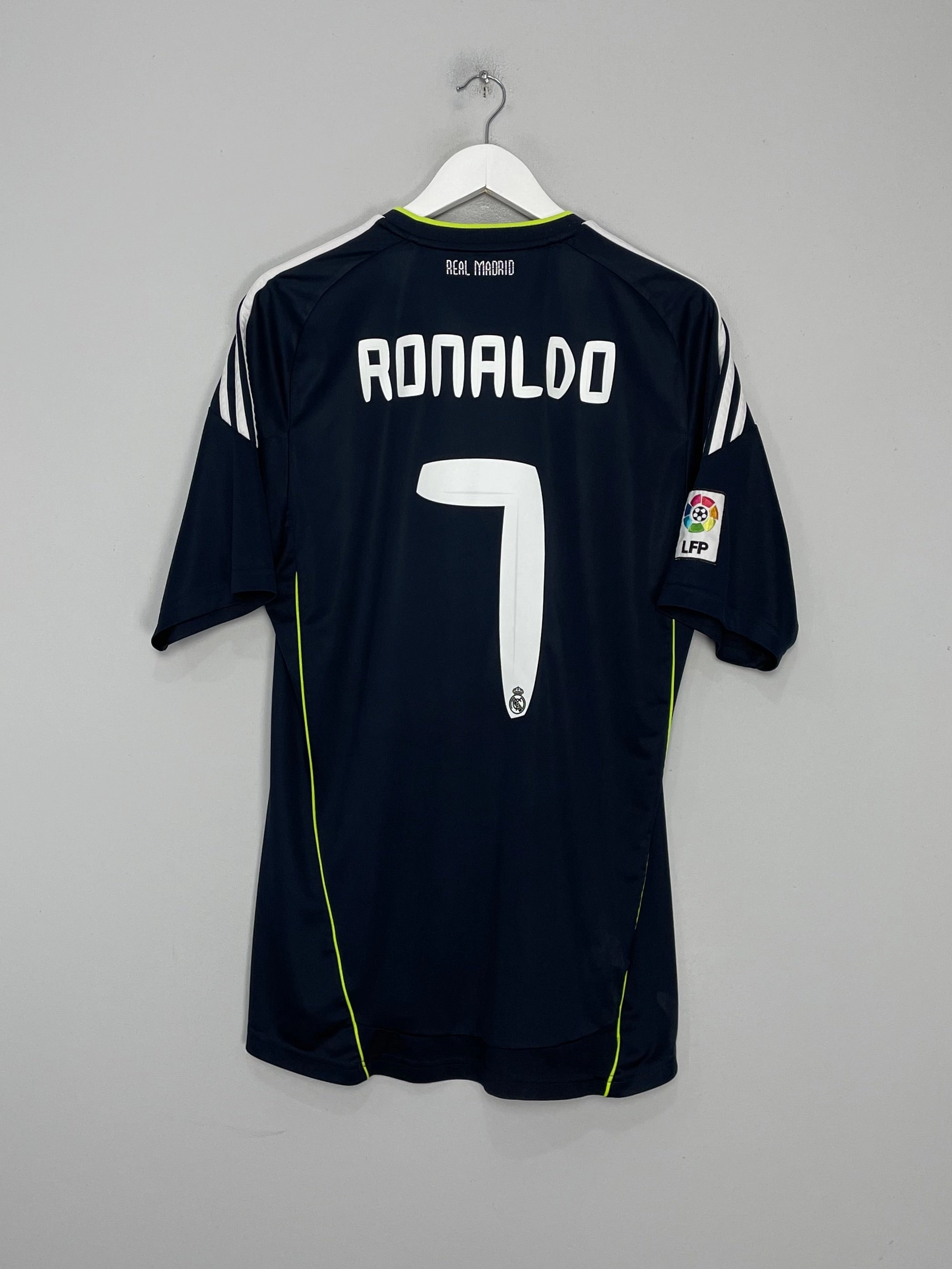 2010/11 REAL MADRID RONALDO #7 AWAY SHIRT (XL) ADIDAS Dynamic Texture Ventilated Mesh Panel