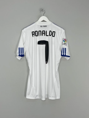 2010/11 REAL MADRID RONALDO #7 HOME SHIRT (M) ADIDAS 4 Way Stretch Sporty Layers
