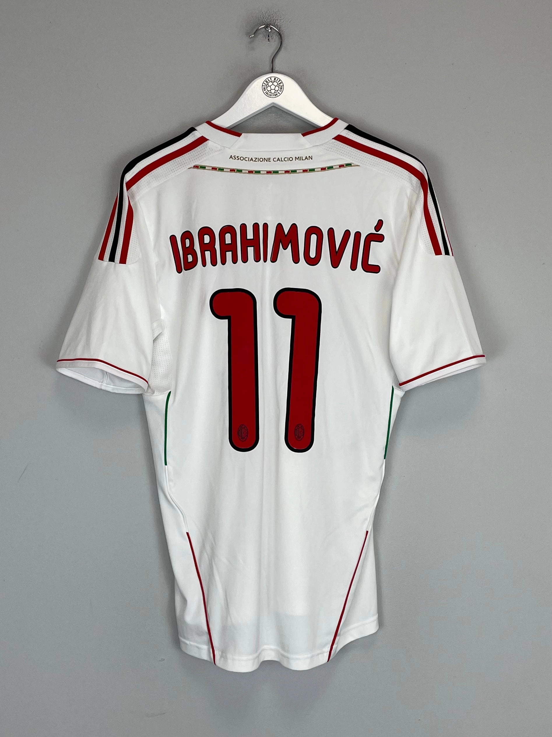 2011/12 AC MILAN IBRAHIMOVIC #11 AWAY SHIRT (M) ADIDAS Tagless Labeling Durable Blends