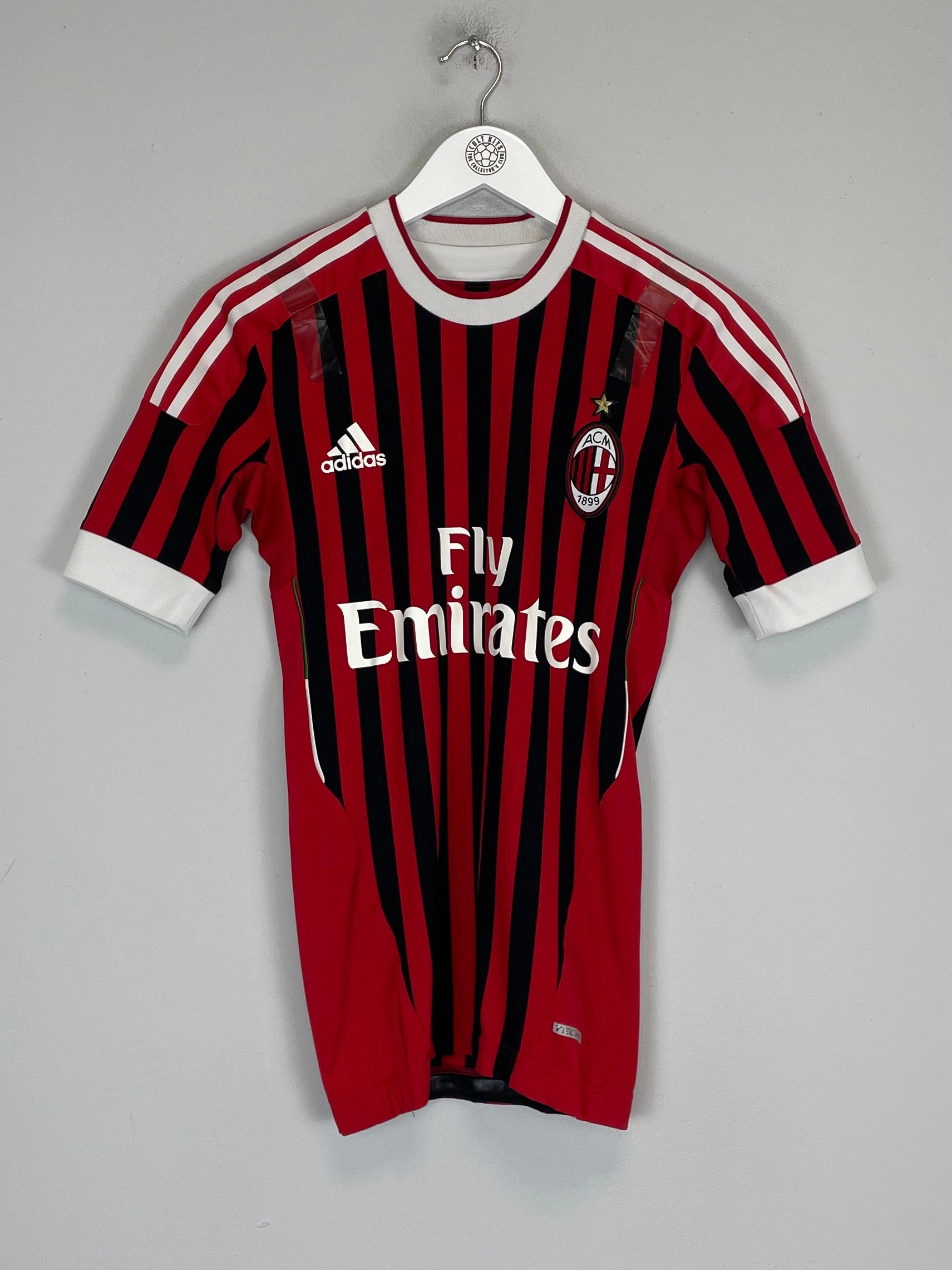 All-Day Wear Four Way Stretch 2011/12 AC MILAN *PLAYER ISSUE* HOME SHIRT (S) ADIDAS