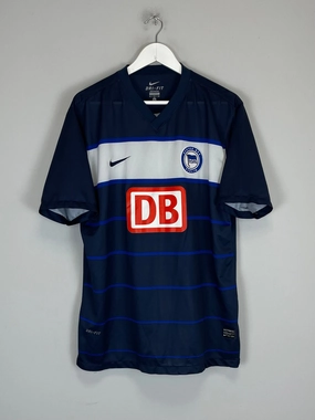 Contrast Trim Detailing 2011/12 HERTHA BERLIN HOME SHIRT (XL) NIKE