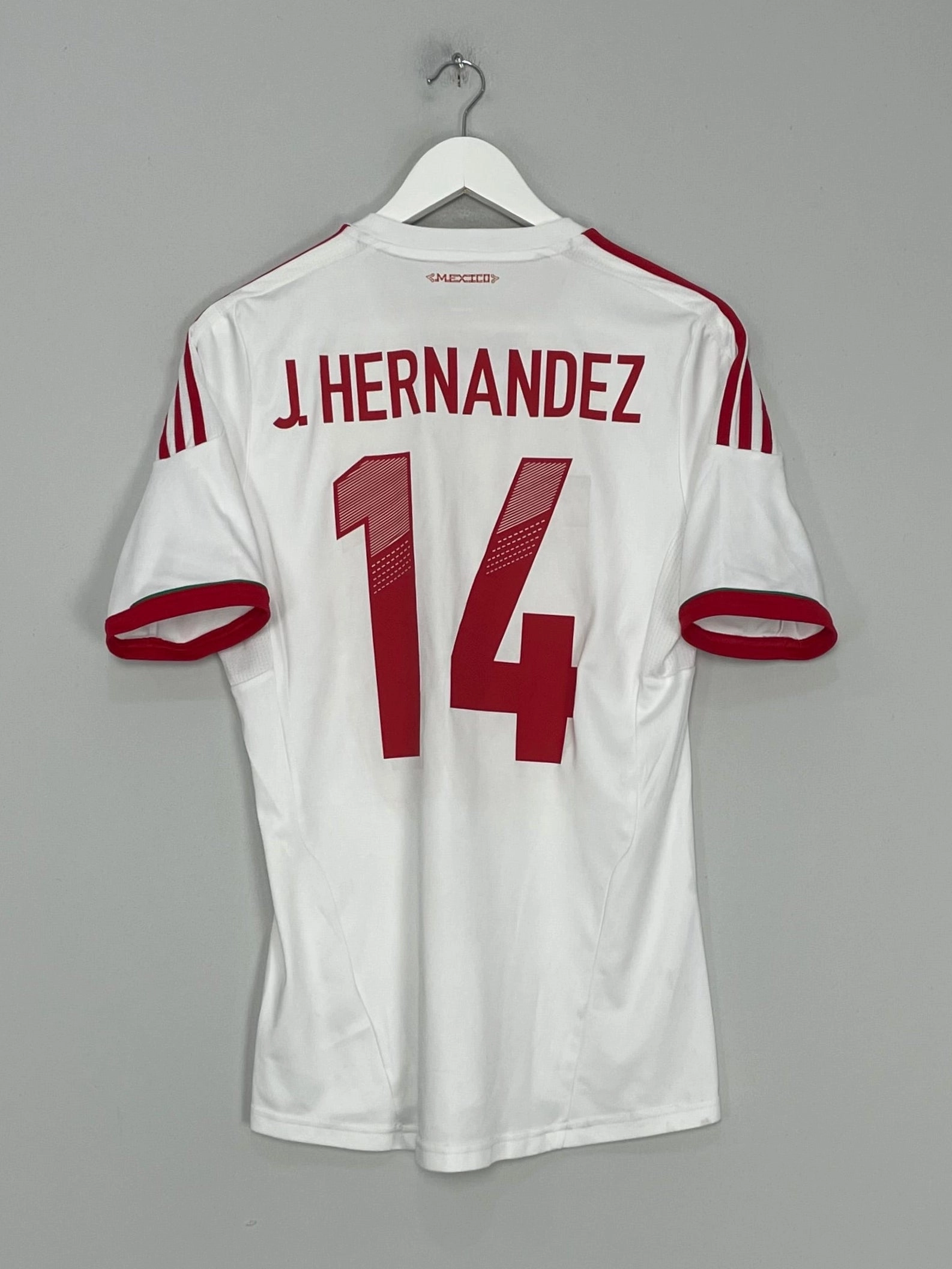 2011/12 MEXICO J.HERNANDEZ #14 AWAY SHIRT (S) ADIDAS Friction Free Seams