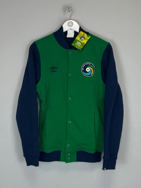2011/12 NEW YORK COSMOS *BNWT* FLEECE BASEBALL JACKET (S) UMBRO Zero Chafe Technology