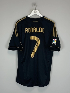2011/12 REAL MADRID RONALDO #7 AWAY SHIRT (L) ADIDAS Cool Weather