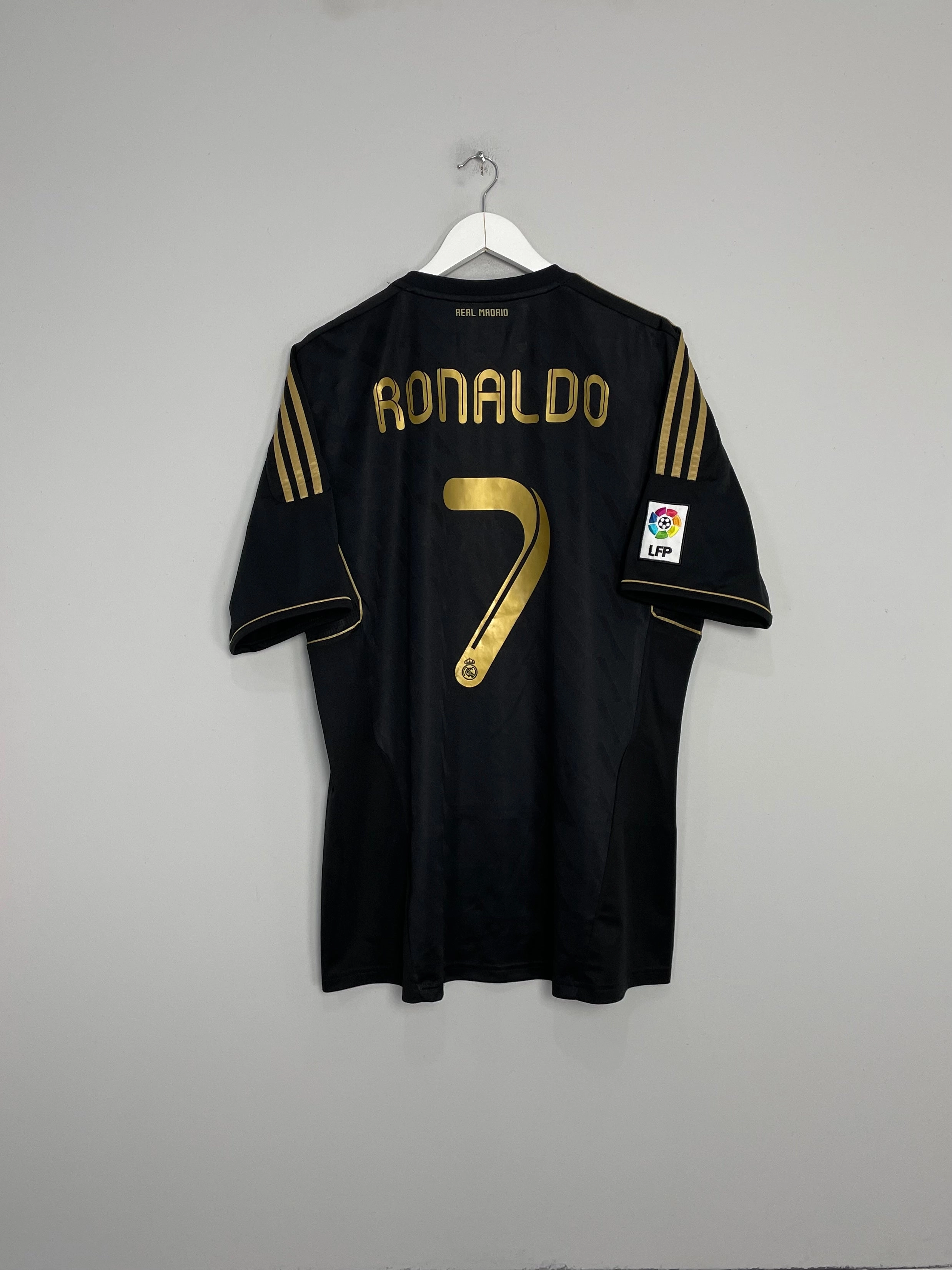 2011/12 REAL MADRID RONALDO #7 AWAY SHIRT (XL) ADIDAS Modular Panel Layouts