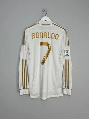 Reinforced Hems High Elasticity Fabric 2011/12 REAL MADRID RONALDO #7 L/S HOME SHIRT (L) ADIDAS