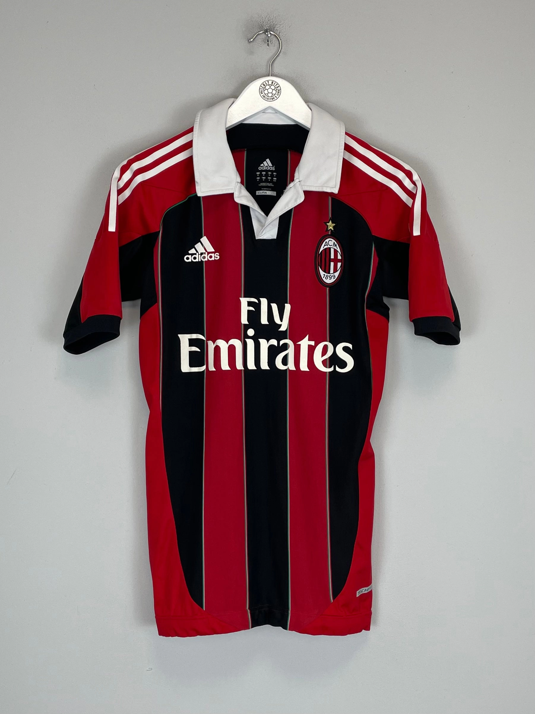 Air Ready Comfortable Layers 2012/13 AC MILAN *PLAYER ISSUE* HOME SHIRT (M) ADIDAS