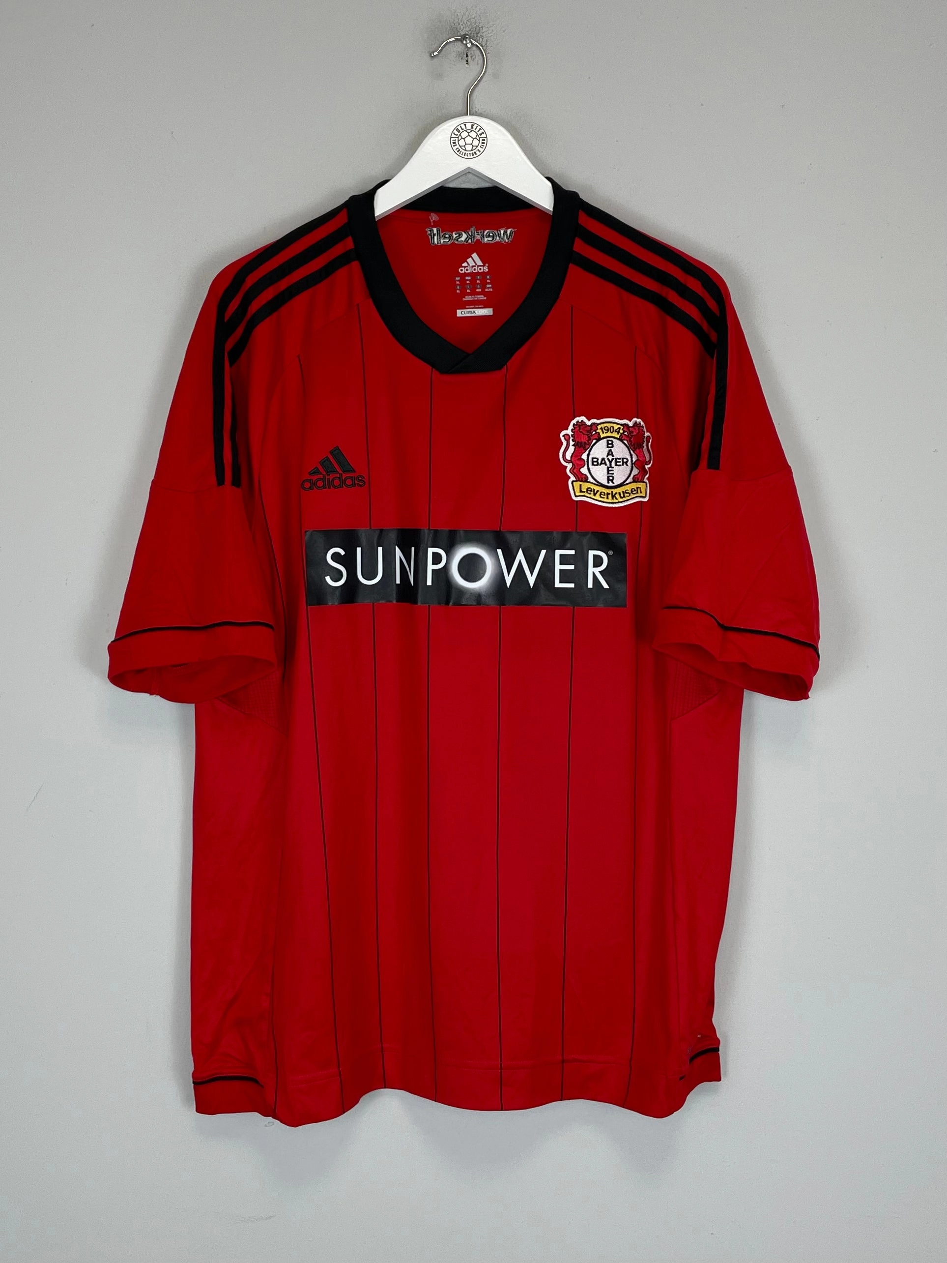 Speed Focus Quick Release Cuffs 2012/13 BAYER LEVERKUSEN HOME SHIRT (XL) ADIDAS