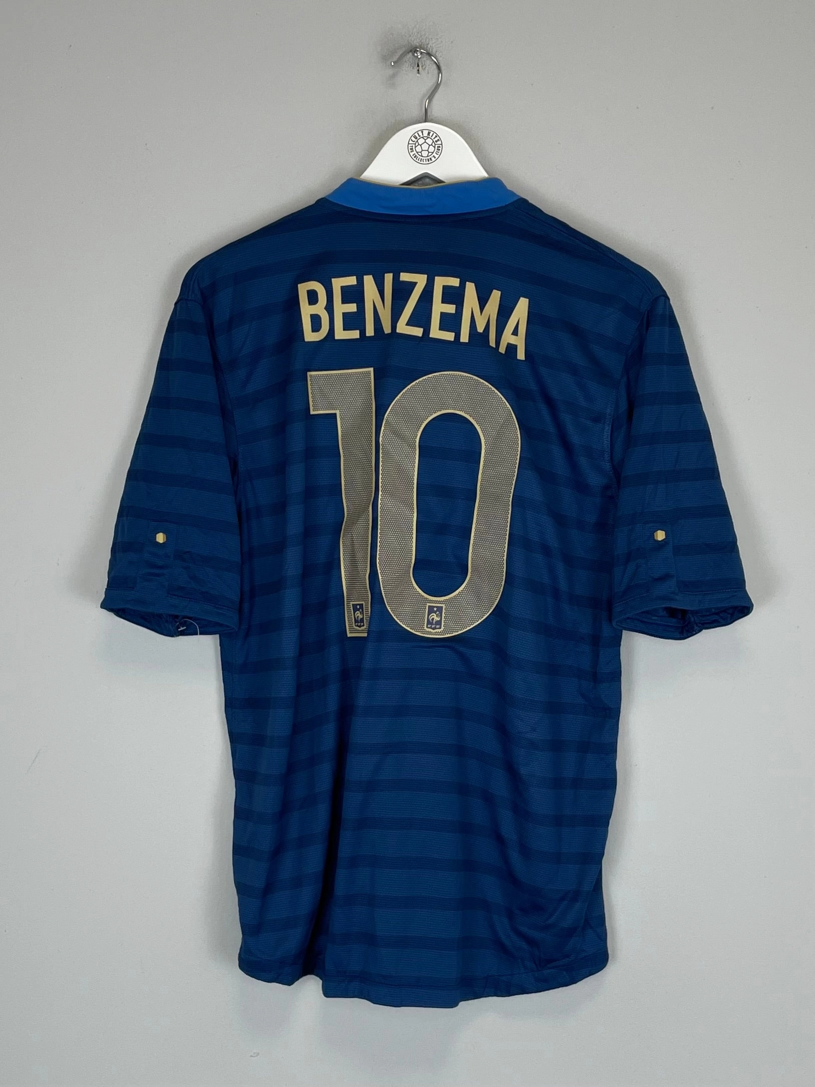 2012/13 FRANCE BENZEMA #10 HOME SHIRT (L) NIKE Run Ready